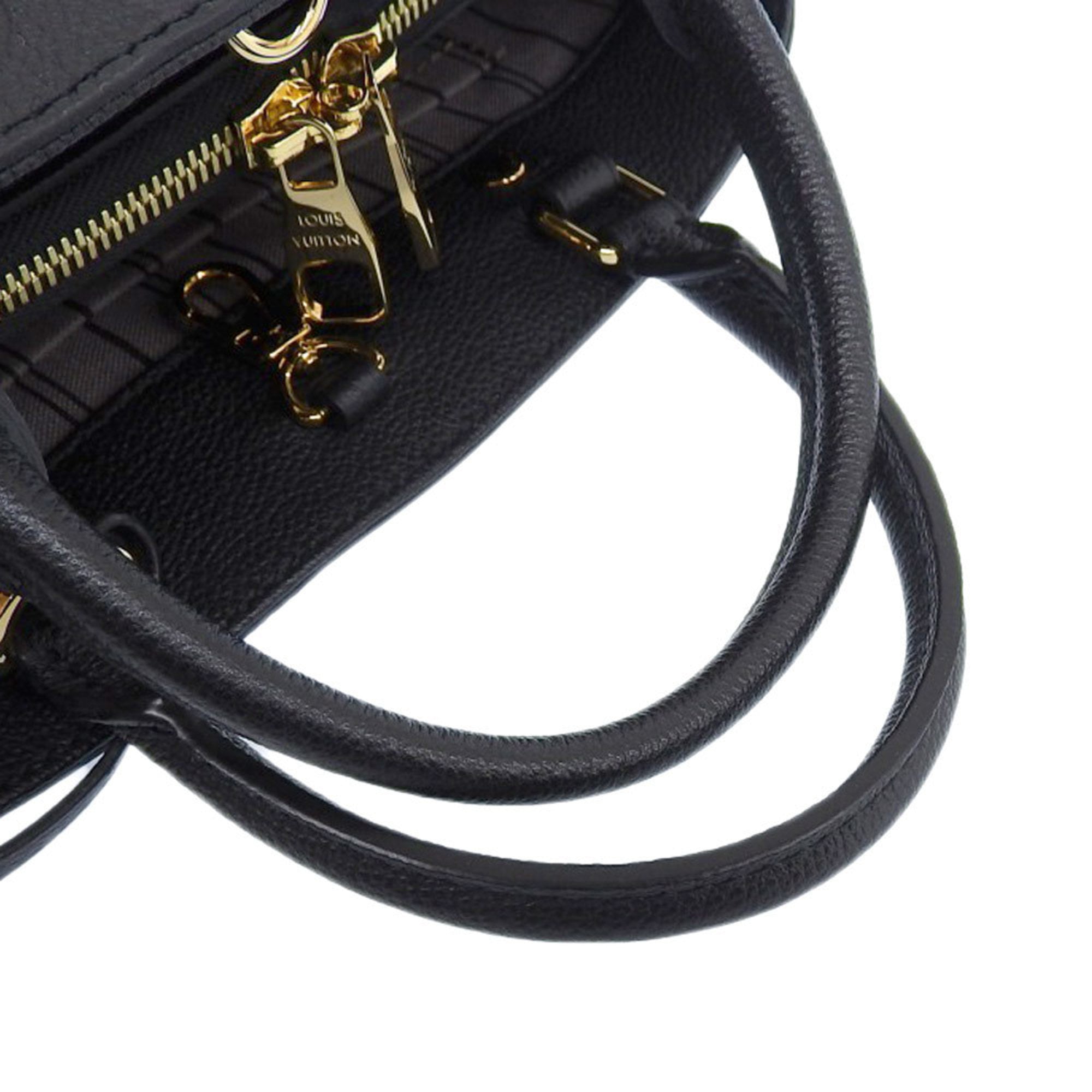 Louis Vuitton Monogram Empreinte Black Noir Leather Handbag (Pre-Owned)