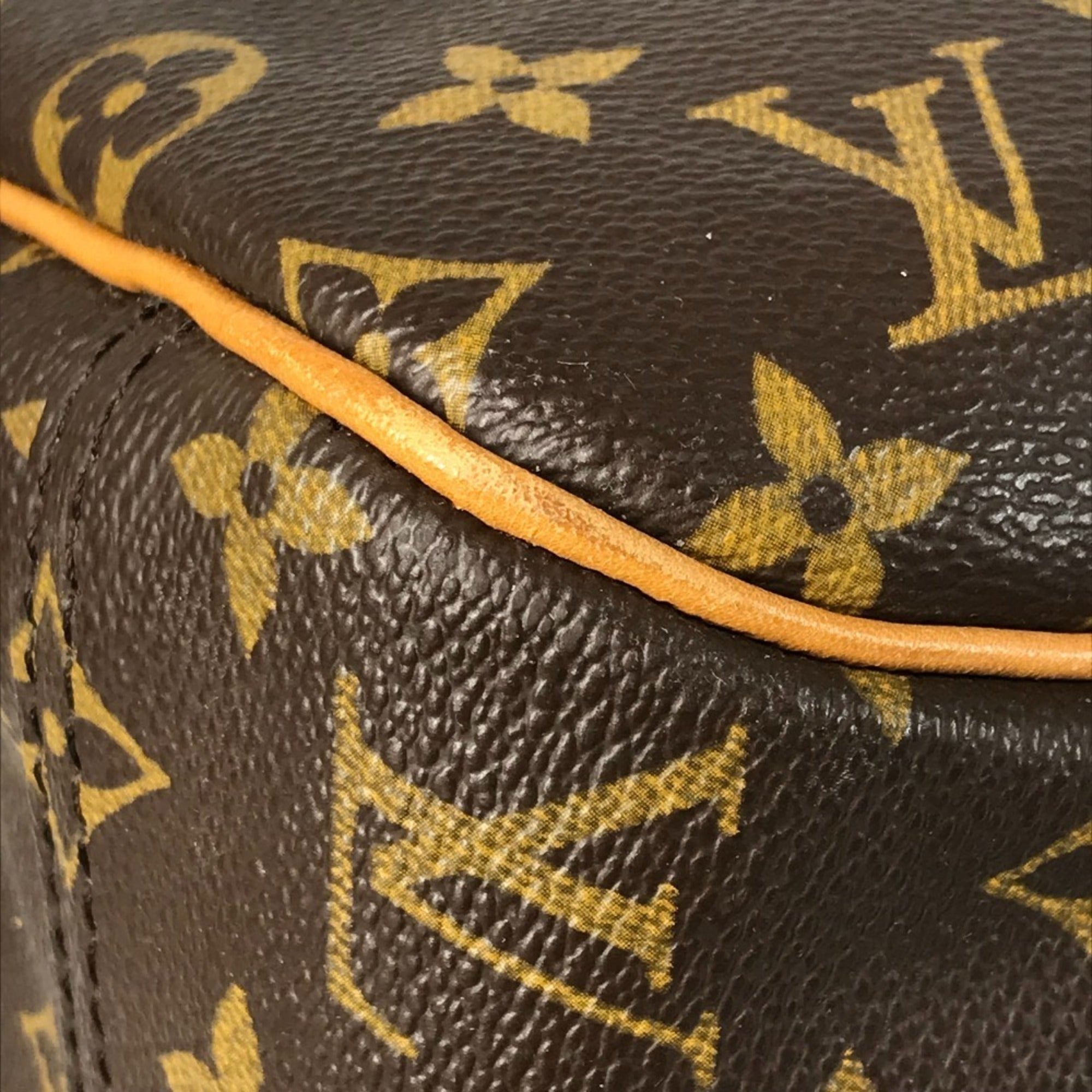 Louis Vuitton Brown Monogram Boston Bag Handbag (Pre-Owned)