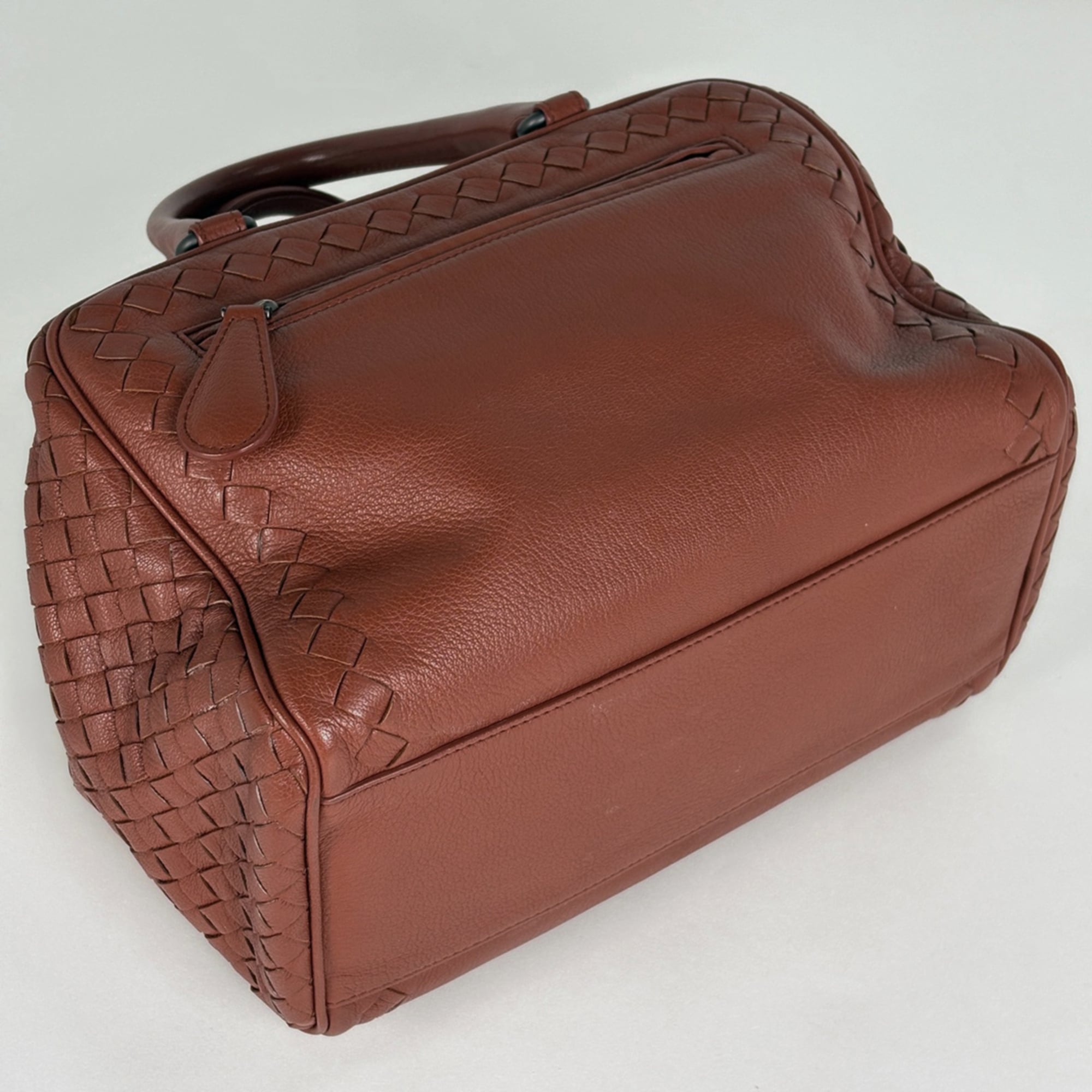 Bottega Veneta Brown Leather Handbag (Pre-Owned)