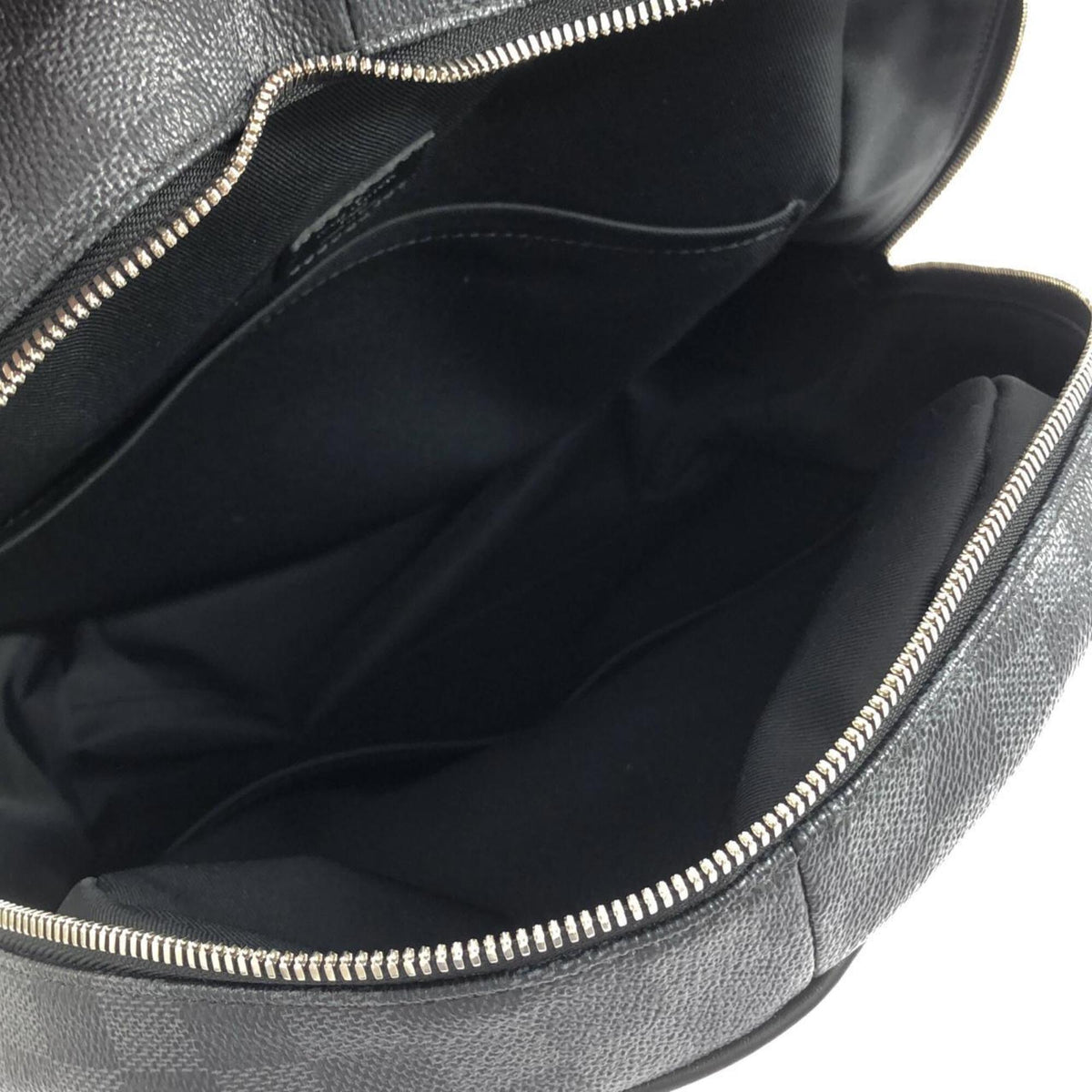 Louis Vuitton Dark Gray Graphite Coated Canvas Backpack (Pre-Owned)