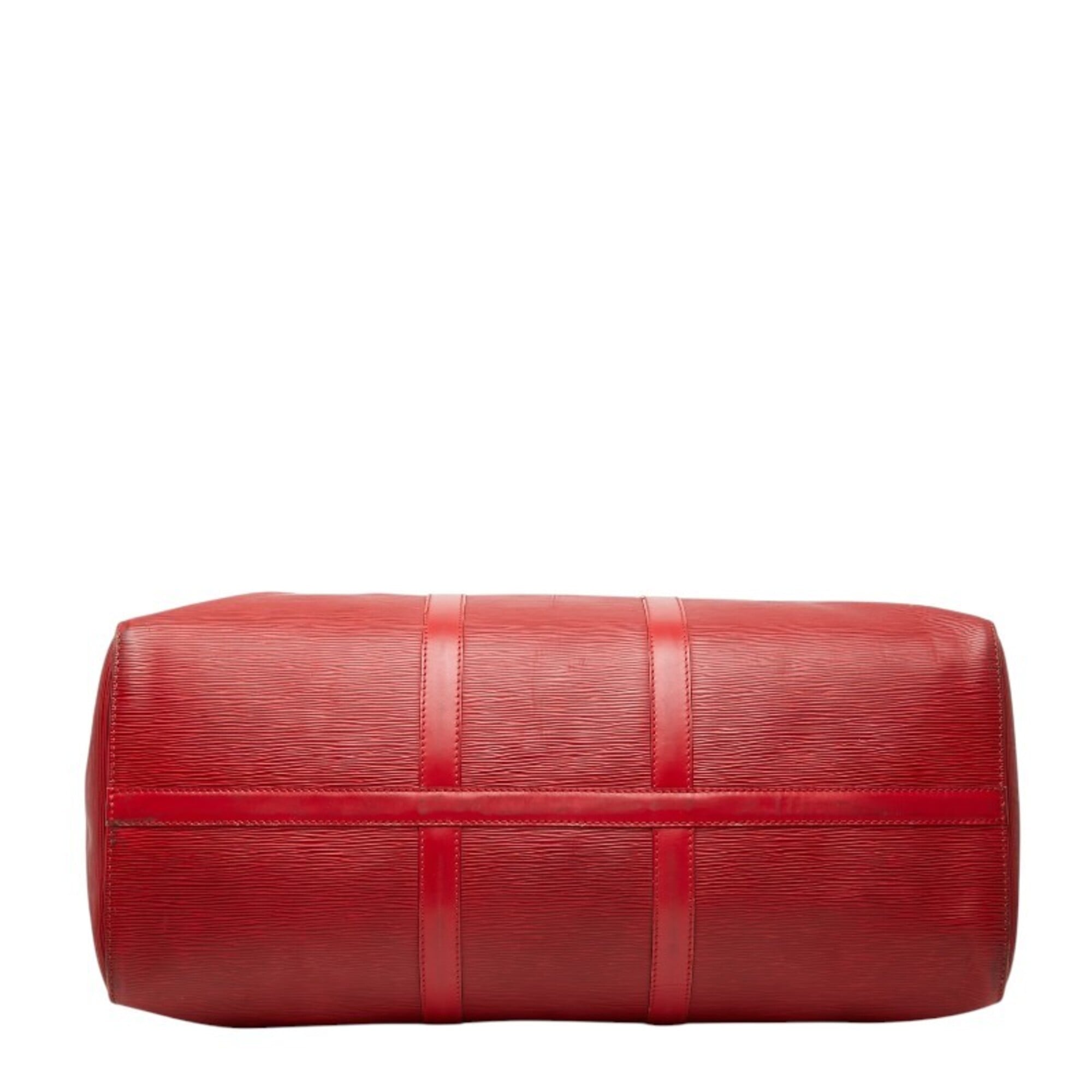 Louis Vuitton Castilian Red Leather Boston Bag (Pre-Owned)