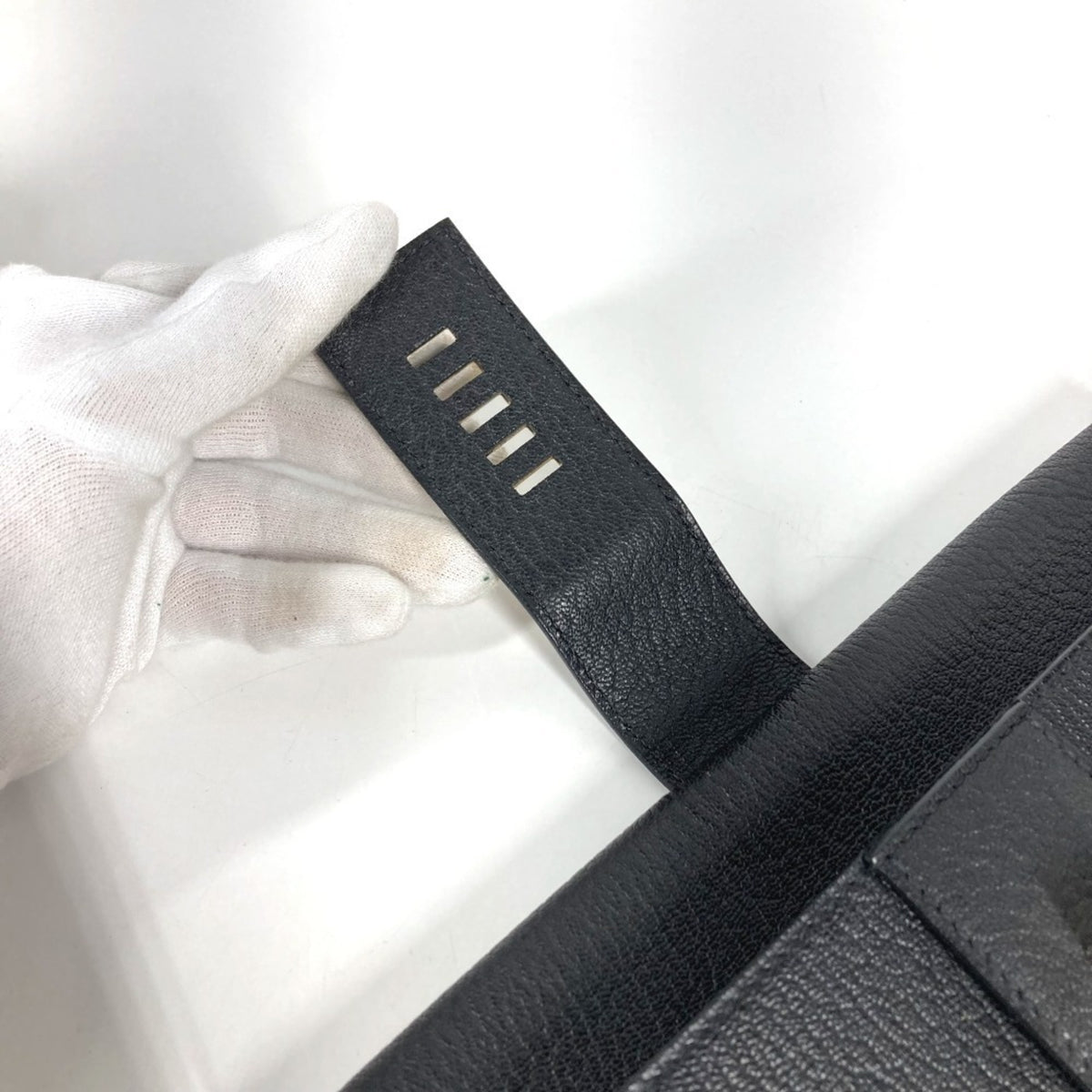 Hermes Black Leather Clutch Bag Pochette (Pre-Owned)