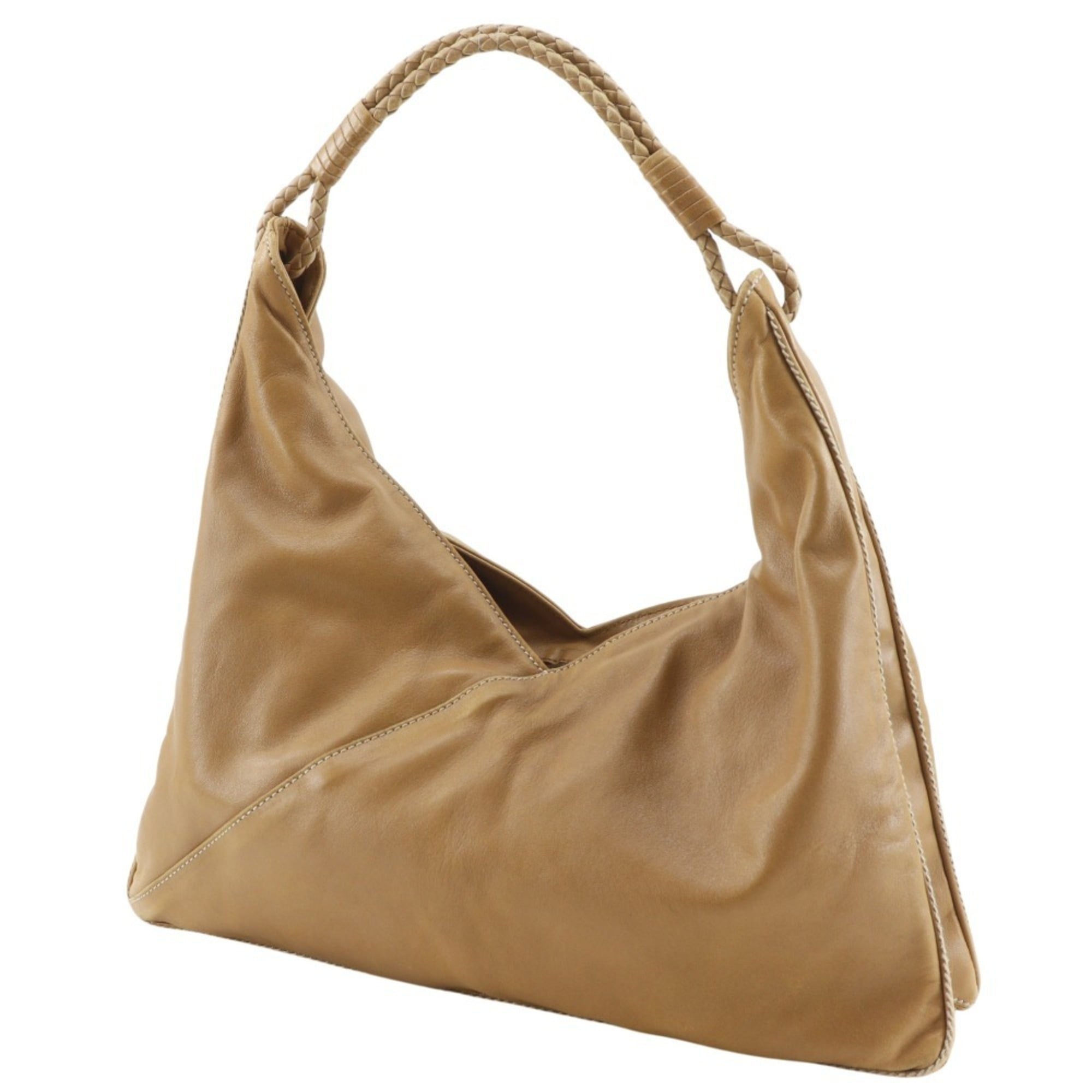 Bottega Veneta Brown Leather Shoulder Bag (Pre-Owned)