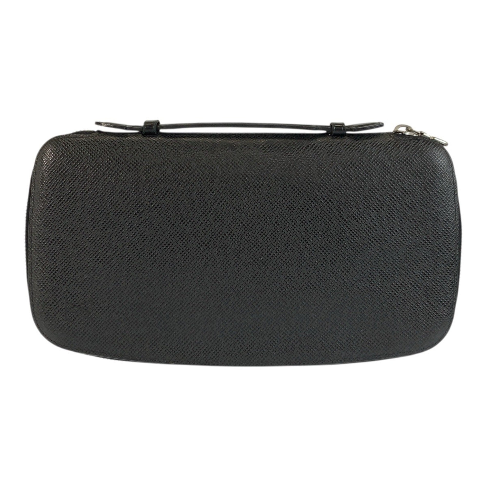 Louis Vuitton Black Taiga Leather Wallet (Bi-Fold) (Pre-Owned)