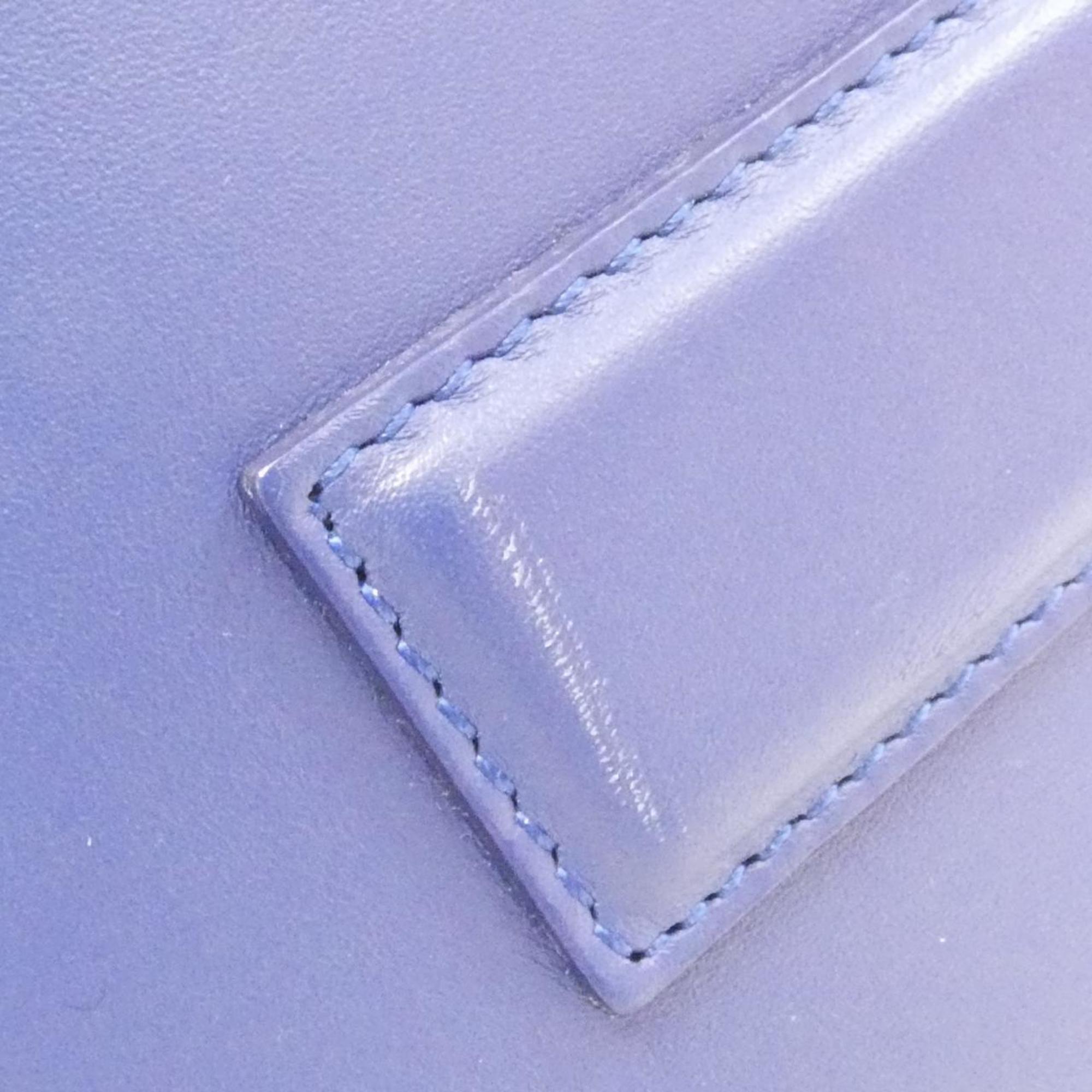 Fendi Blue Leather Handbag (Pre-Owned)