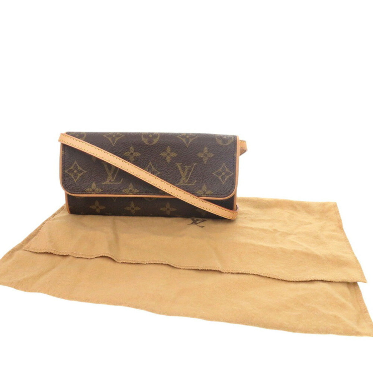 Louis Vuitton Brown Monogram Monogram Pochette Shoulder Bag (Pre-Owned)
