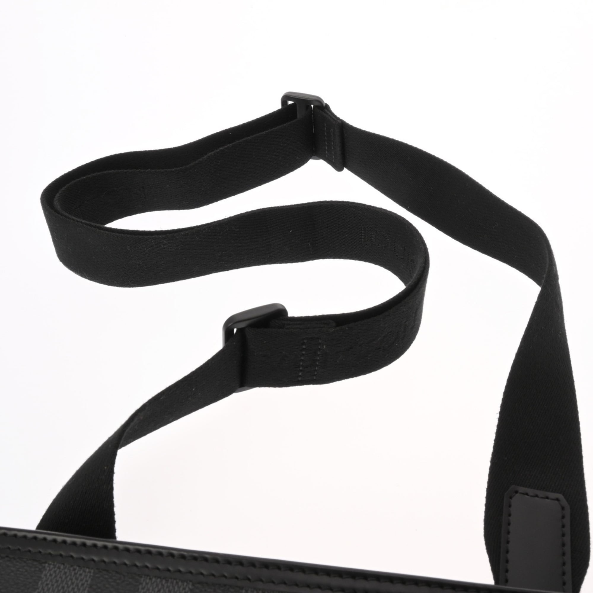 Louis Vuitton Damier Graphite Black Gray Damier Graphite Shoulder Bag (Pre-Owned)