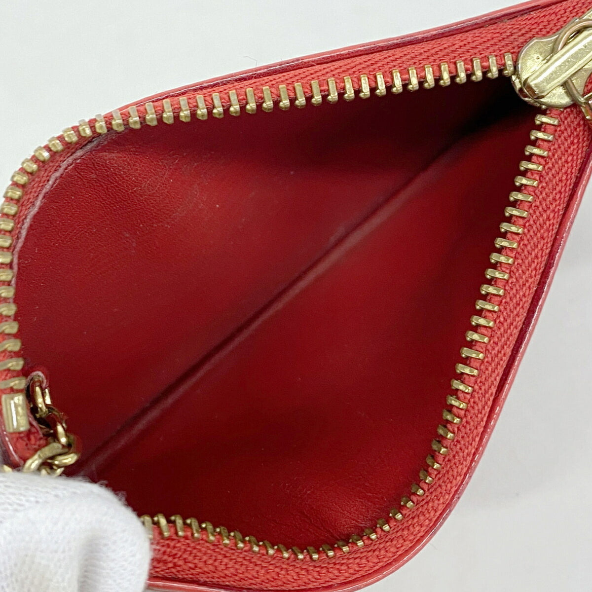 Louis Vuitton Castilian Red Coin Purse/Coin Case (Pre-Owned)