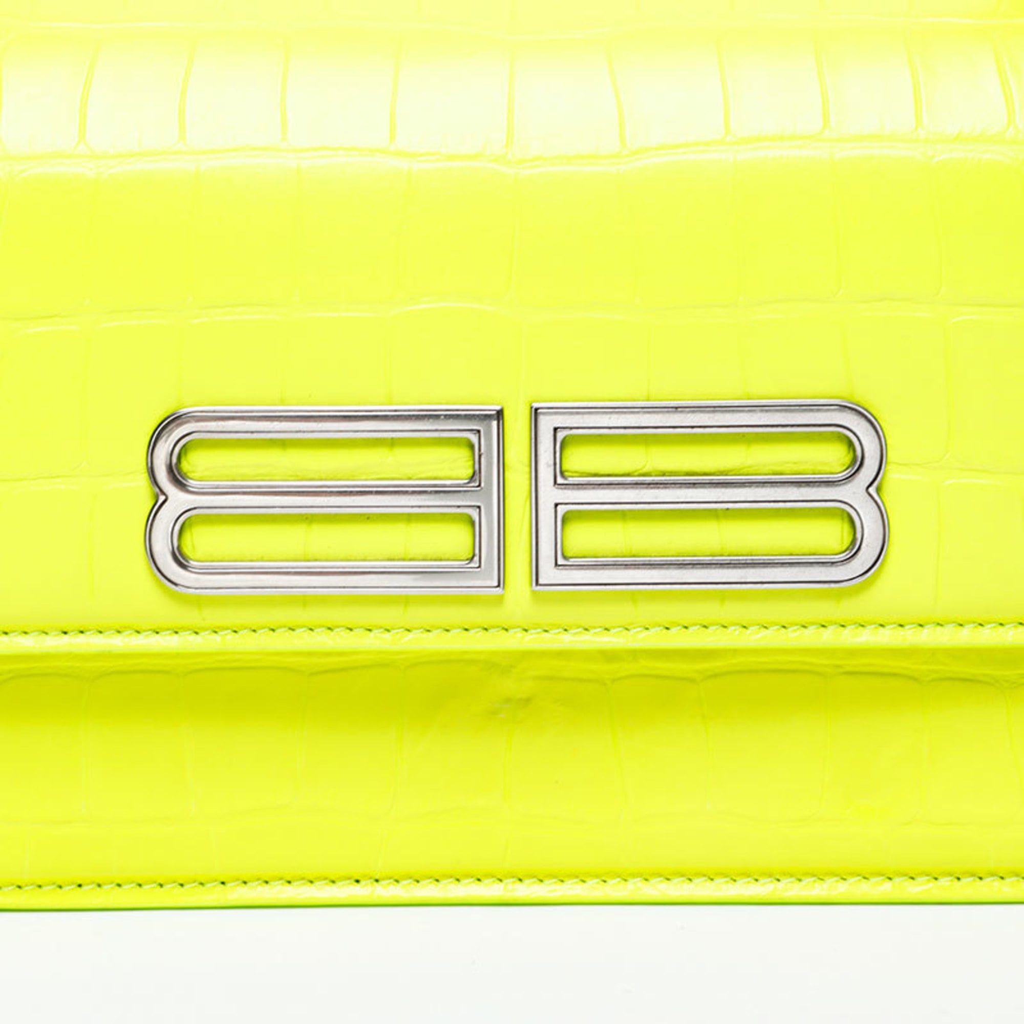 Balenciaga Yellow Leather Shoulder Bag (Pre-Owned)