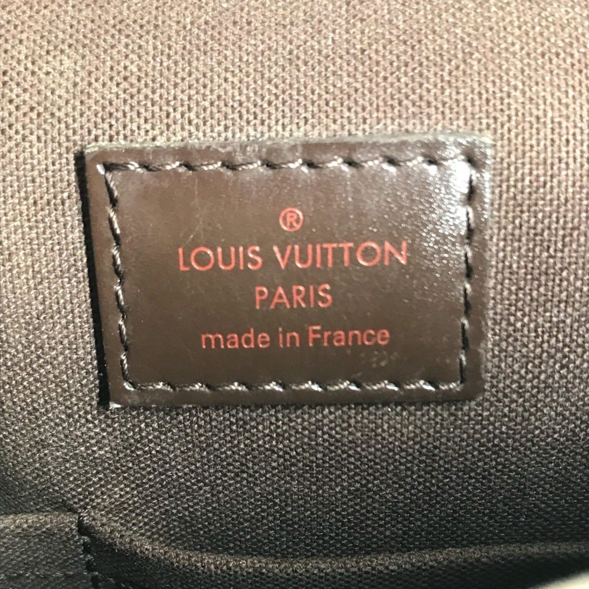 Louis Vuitton Damier Brown Ebene Damier Canvas Shoulder Bag (Pre-Owned)