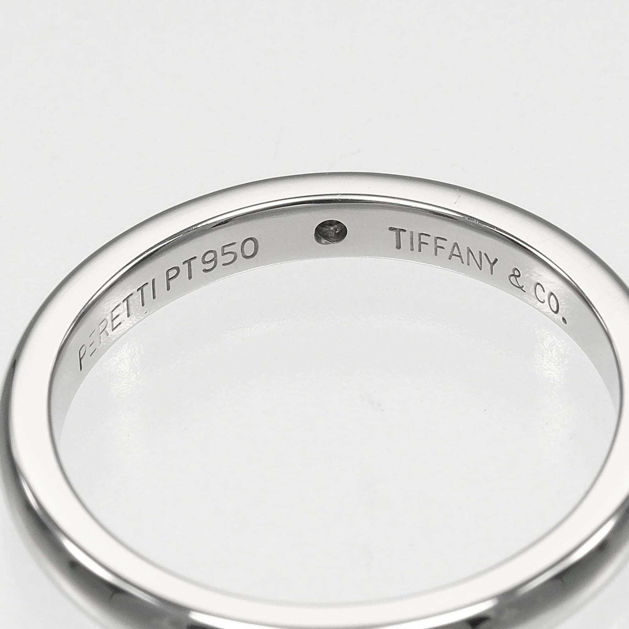 Tiffany Platinum 950 Band Ring (Pre-Owned)