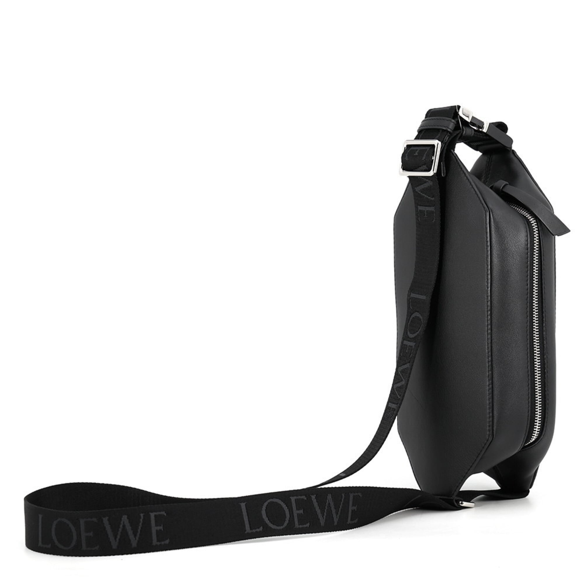 Loewe Black Leather Handbag Sling Bag (Pre-Owned)