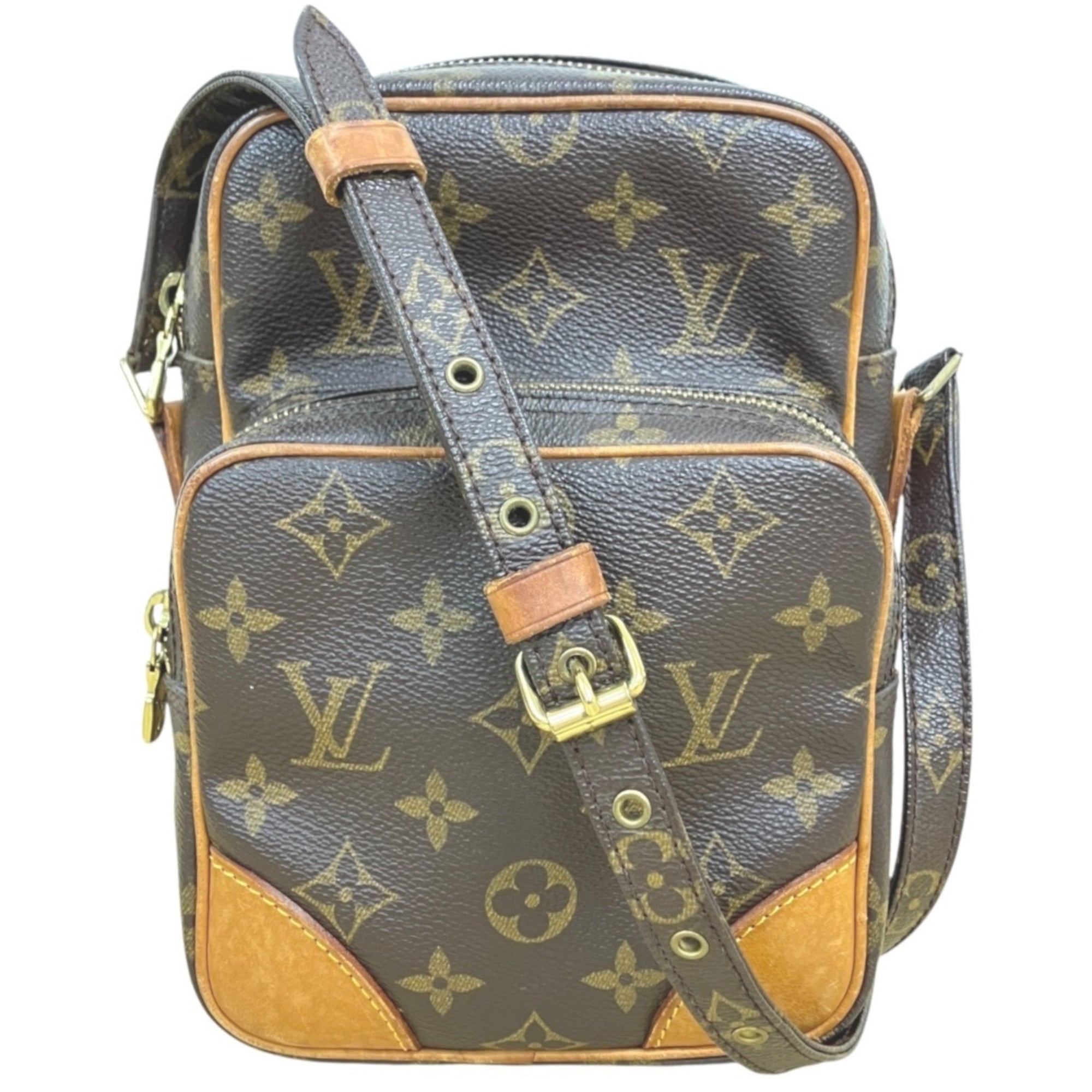 Louis Vuitton Brown Galle Monogram Monogram Shoulder Bag (Pre-Owned)