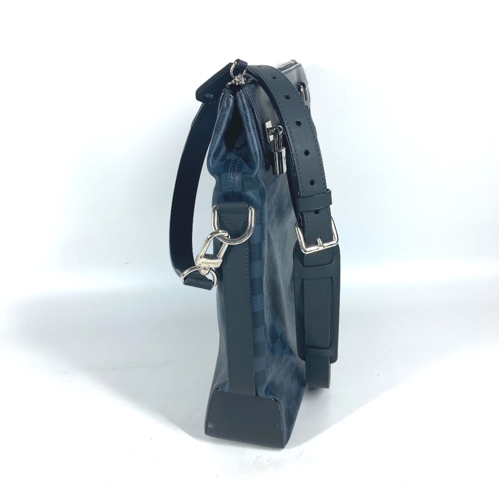 Louis Vuitton Navy Handbag Shoulder Bag Tote Bag (Pre-Owned)
