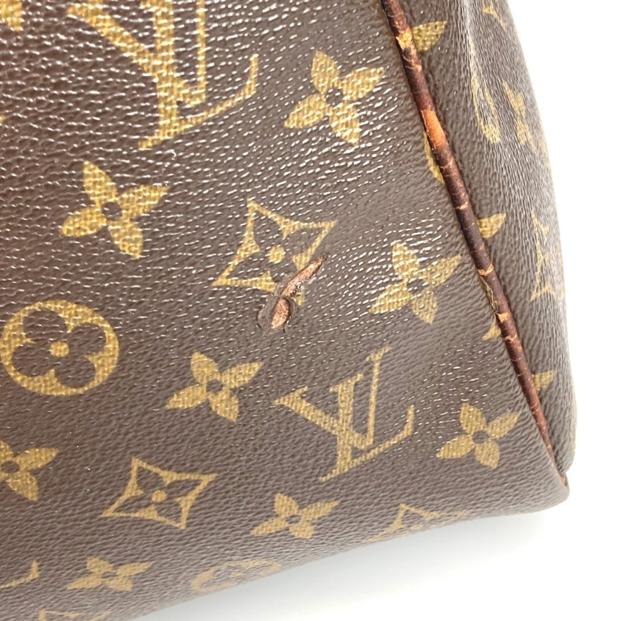 Louis Vuitton Brown Monogram Boston Bag Handbag (Pre-Owned)