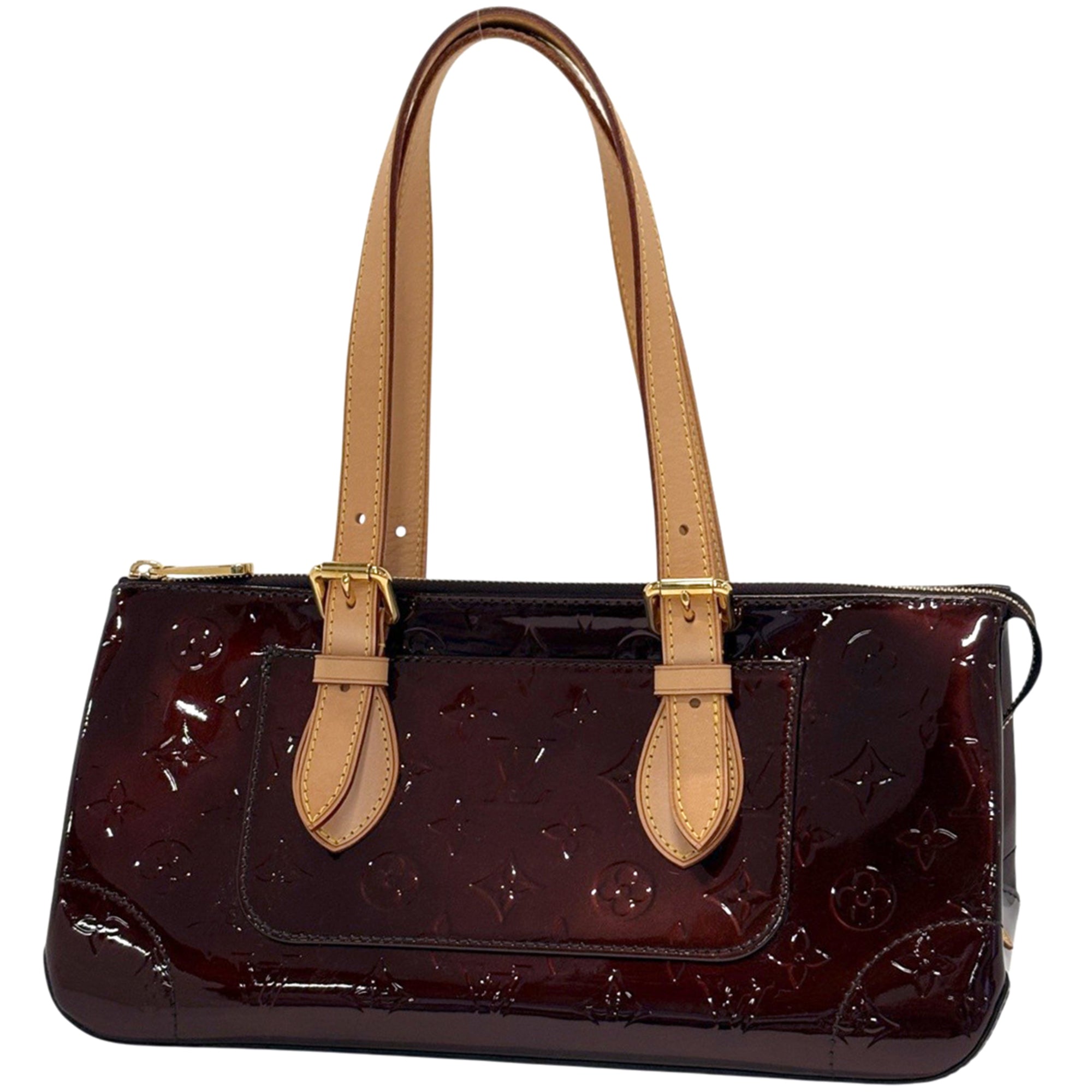 Louis Vuitton Amarante Monogram Vernis Handbag (Pre-Owned)