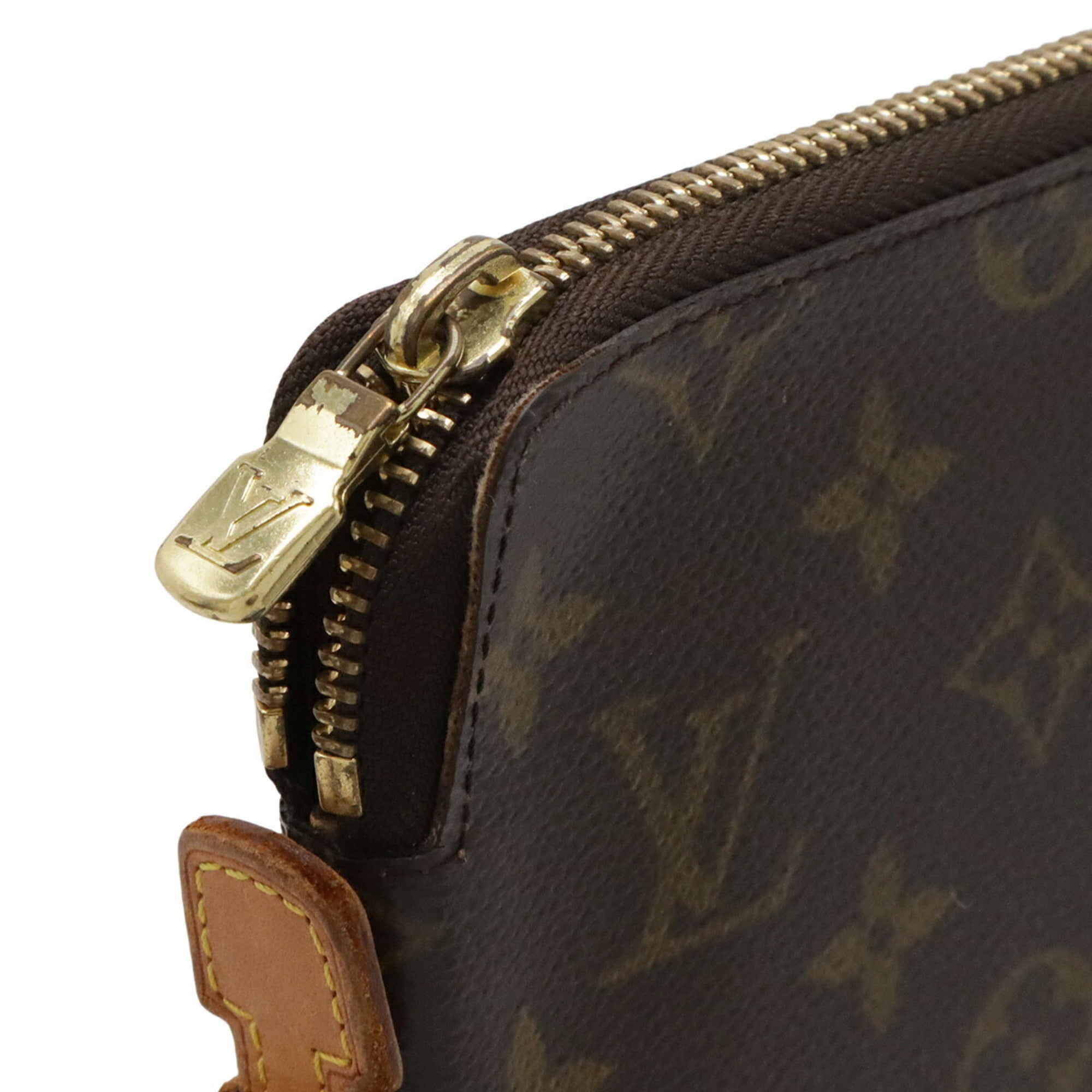 Louis Vuitton Brown Monogram White Monogram Clutch Bag (Pre-Owned)