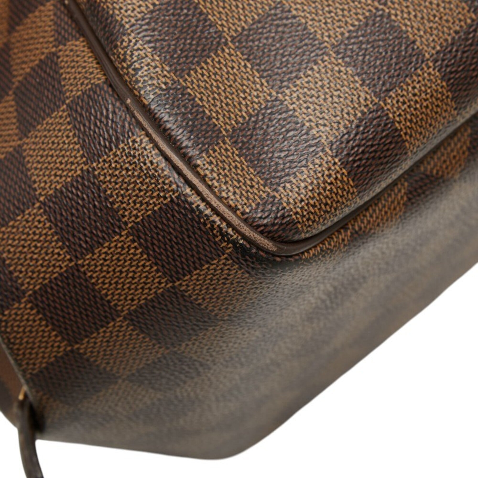 Louis Vuitton Damier Brown Pvc Leather Shoulder Bag (Pre-Owned)