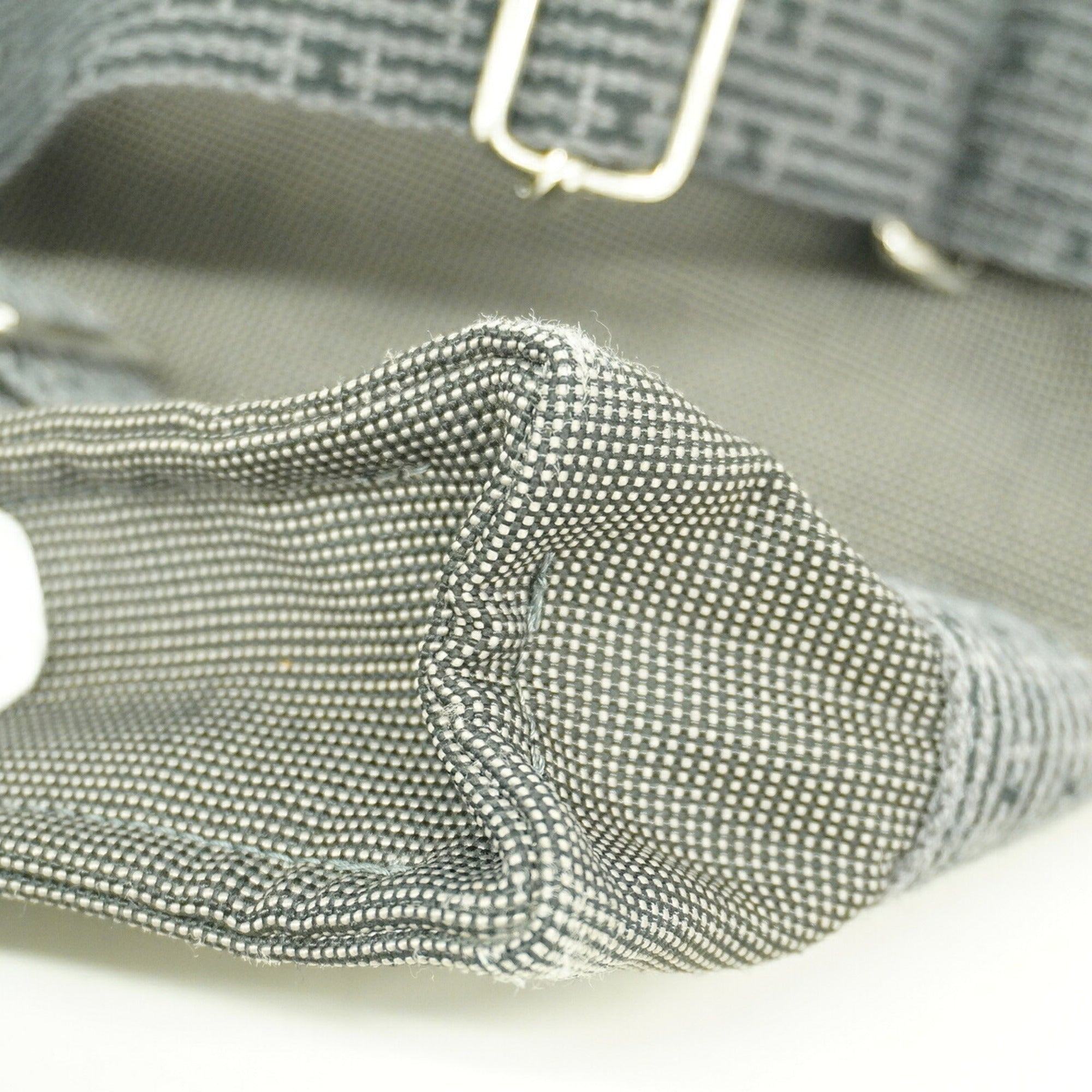 Hermes Gray Nylon Backpack (Pre-Owned)