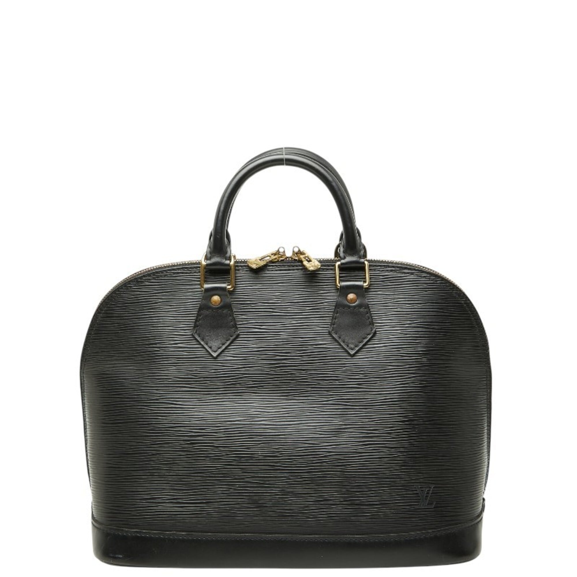 Louis Vuitton Black Noir Leather Handbag Shoulder Bag (Pre-Owned)