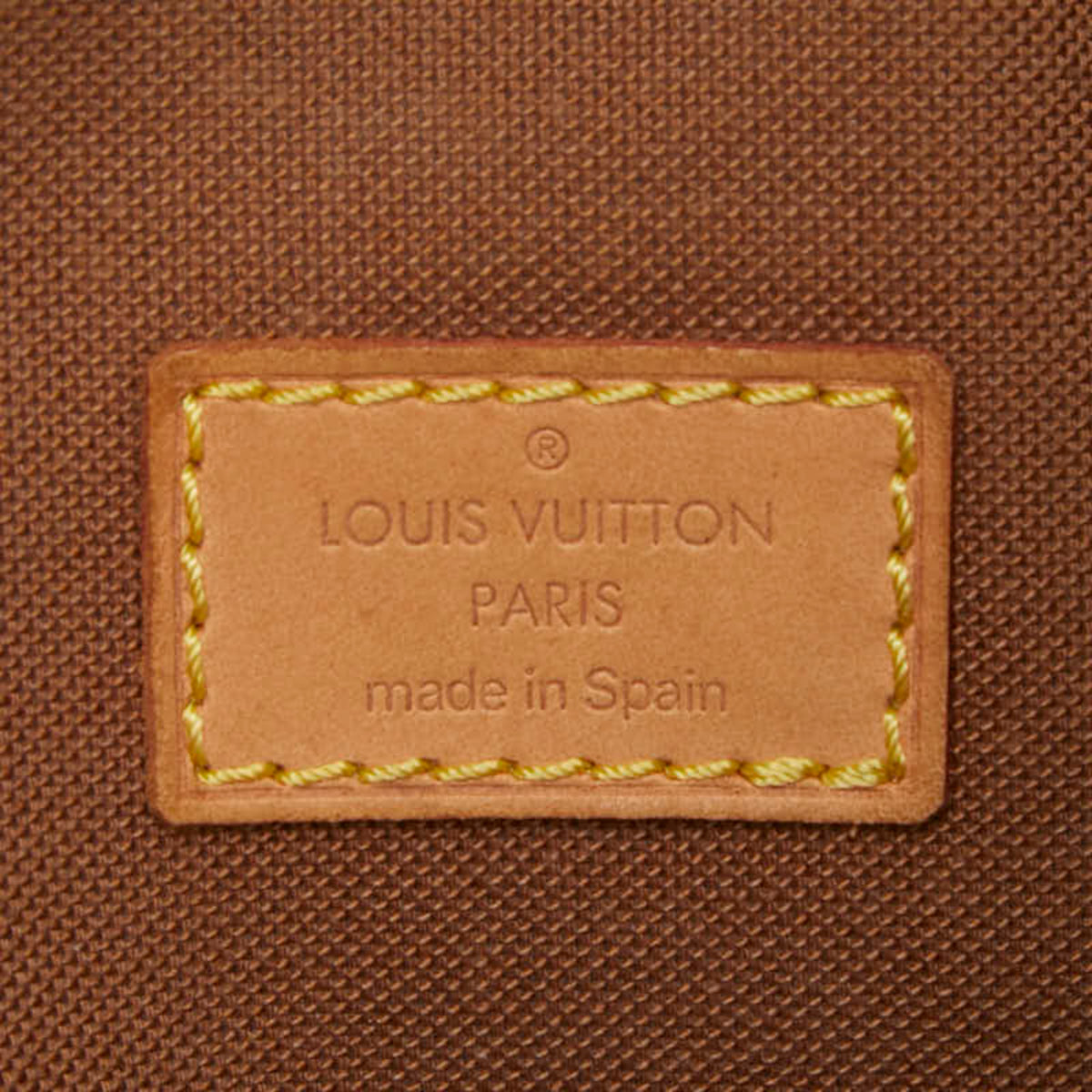 Louis Vuitton Monogram Brown Pvc Leather Pochette Shoulder Bag Sling Bag (Pre-Owned)
