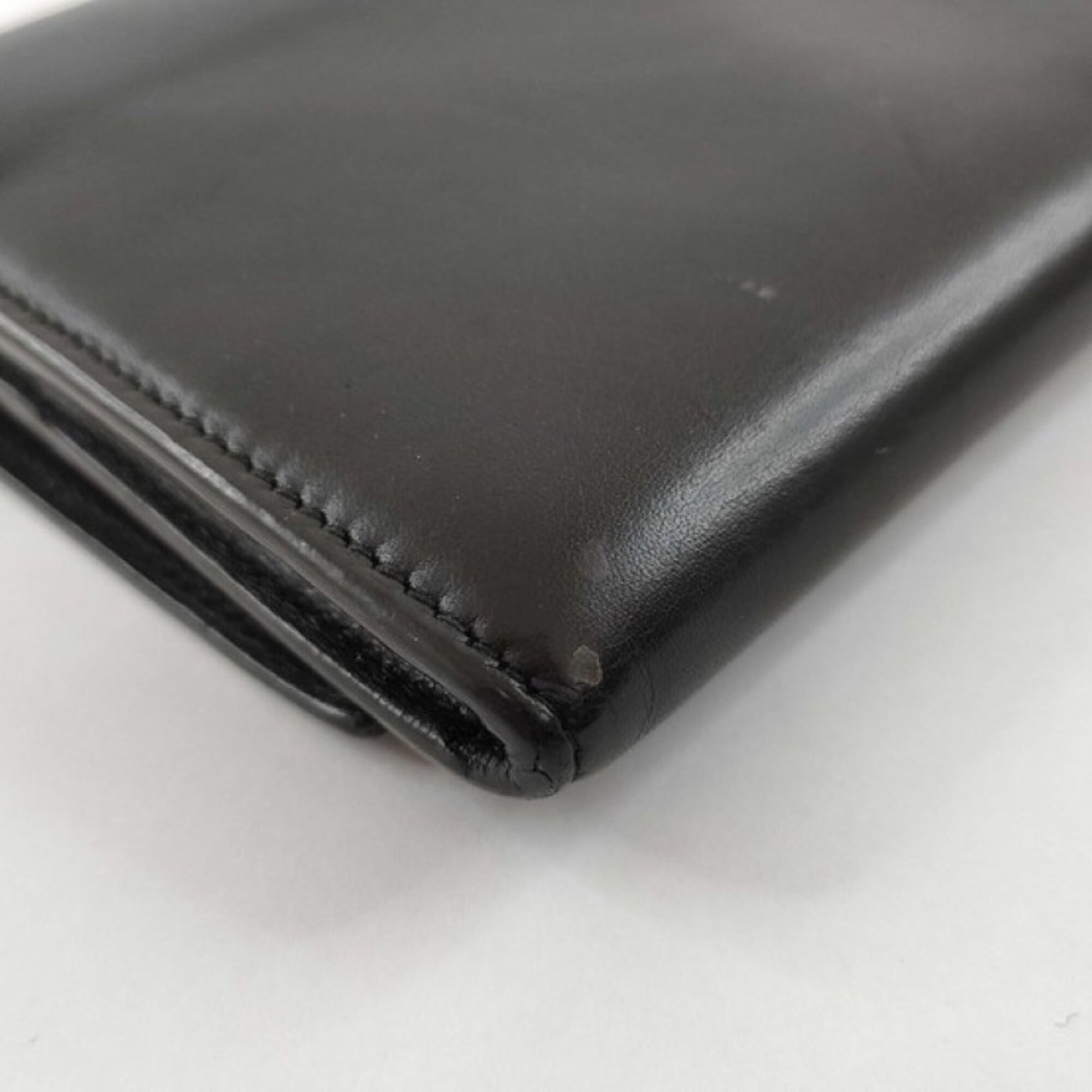 Yves Saint Laurent Brown Leather Wallet (Bi-Fold) (Pre-Owned)