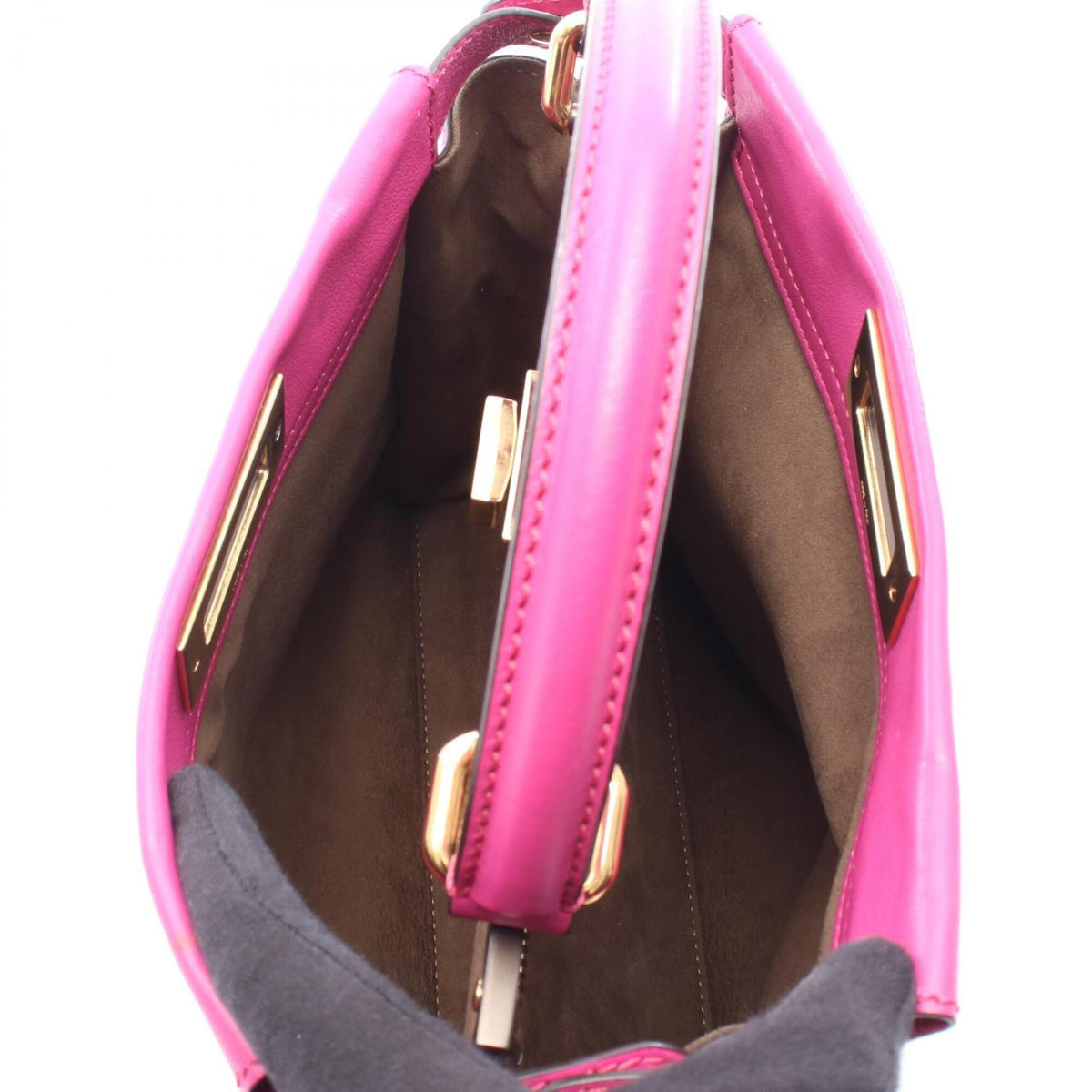 Fendi Pink Leather Handbag (Pre-Owned)