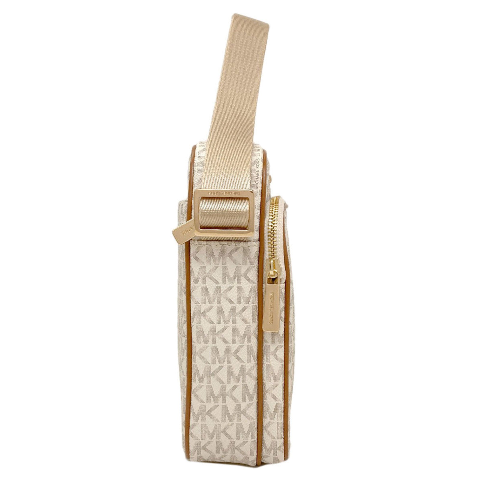 Michael Kors Beige Pvc Shoulder Bag (Pre-Owned)