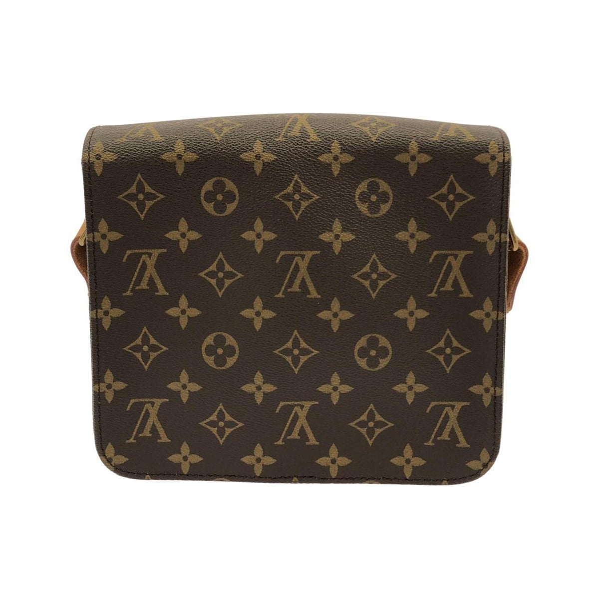 Louis Vuitton Monogram Marron Coated Canvas Shoulder Bag (Pre-Owned)