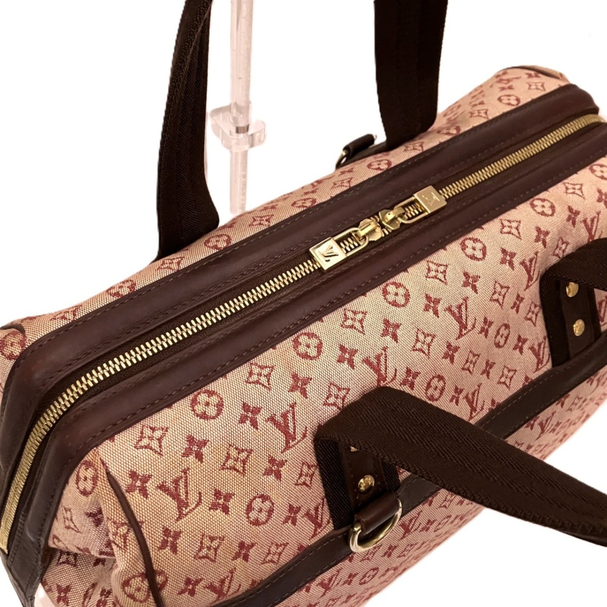 Louis Vuitton Monogram Mini Red Color Monogram Leather Handbag (Pre-Owned)