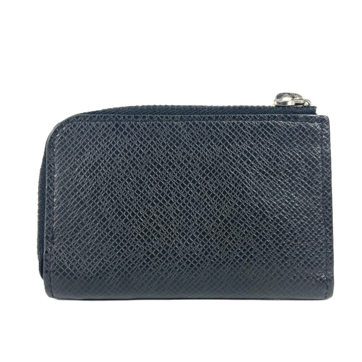 Louis Vuitton Black Taiga Leather Coin Purse/Coin Case (Pre-Owned)