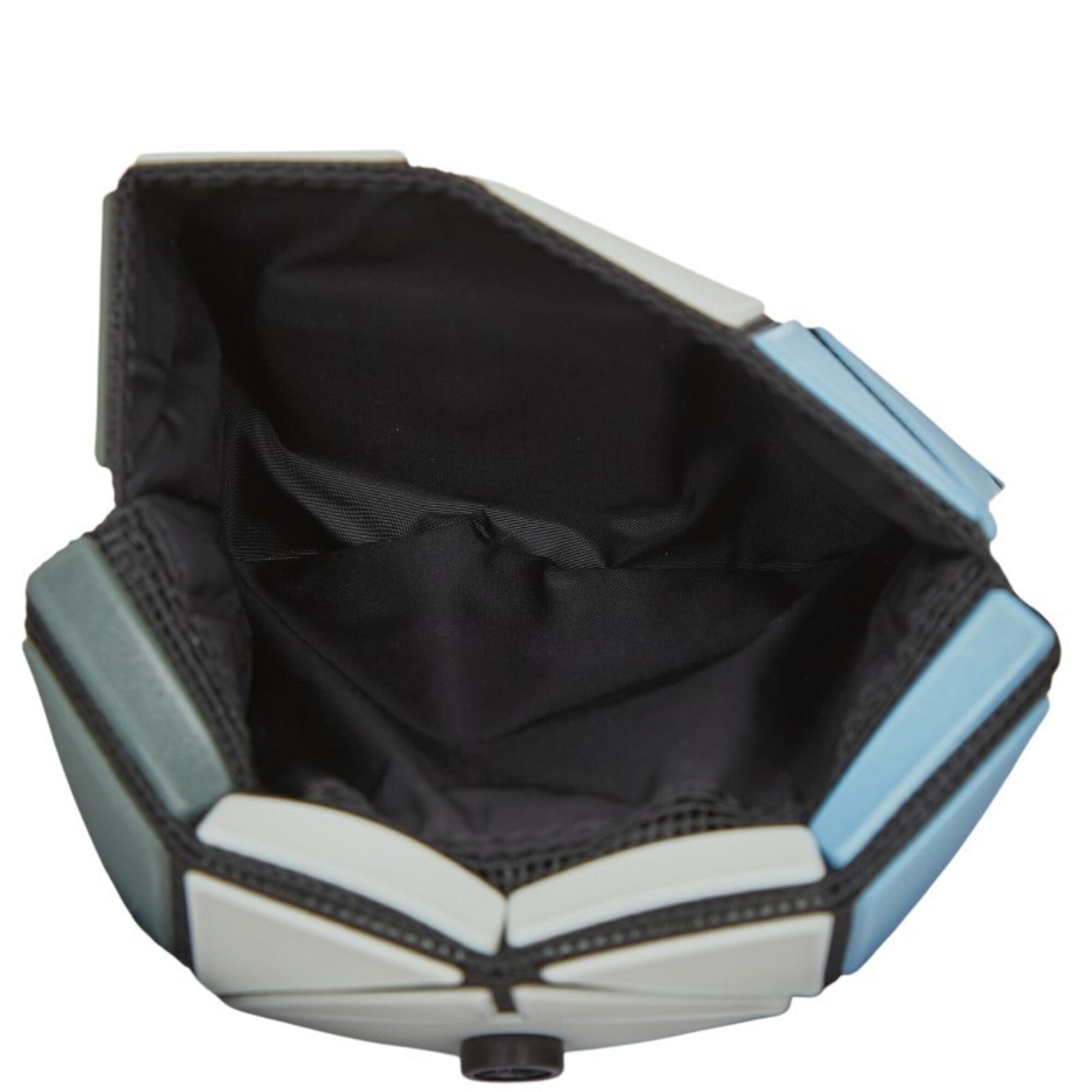 Issey Miyake Blue Gray Polyester Nylon Wallet (Bi-Fold) (Pre-Owned)