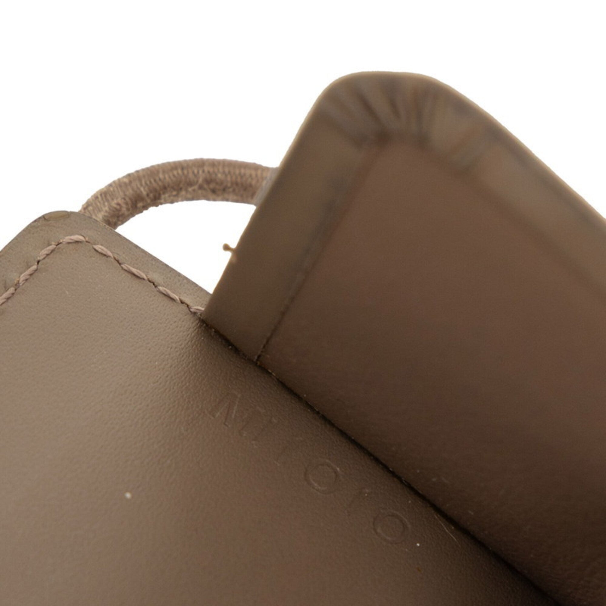 Louis Vuitton Brown Leather Wallet (Tri-Fold) (Pre-Owned)