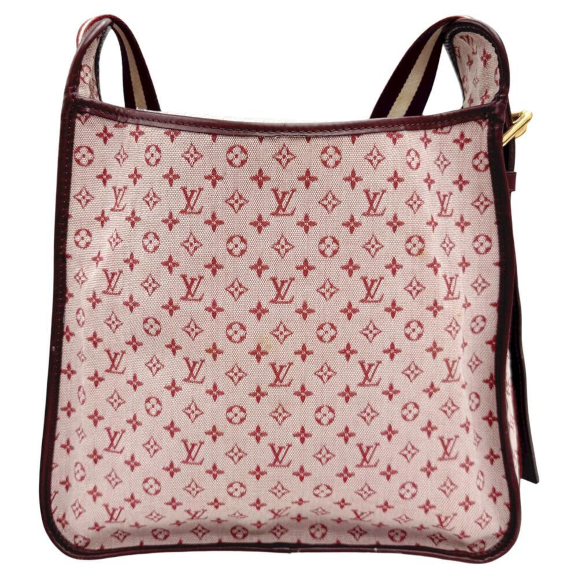 Louis Vuitton Cerise Canvas Leather Shoulder Bag (Pre-Owned)