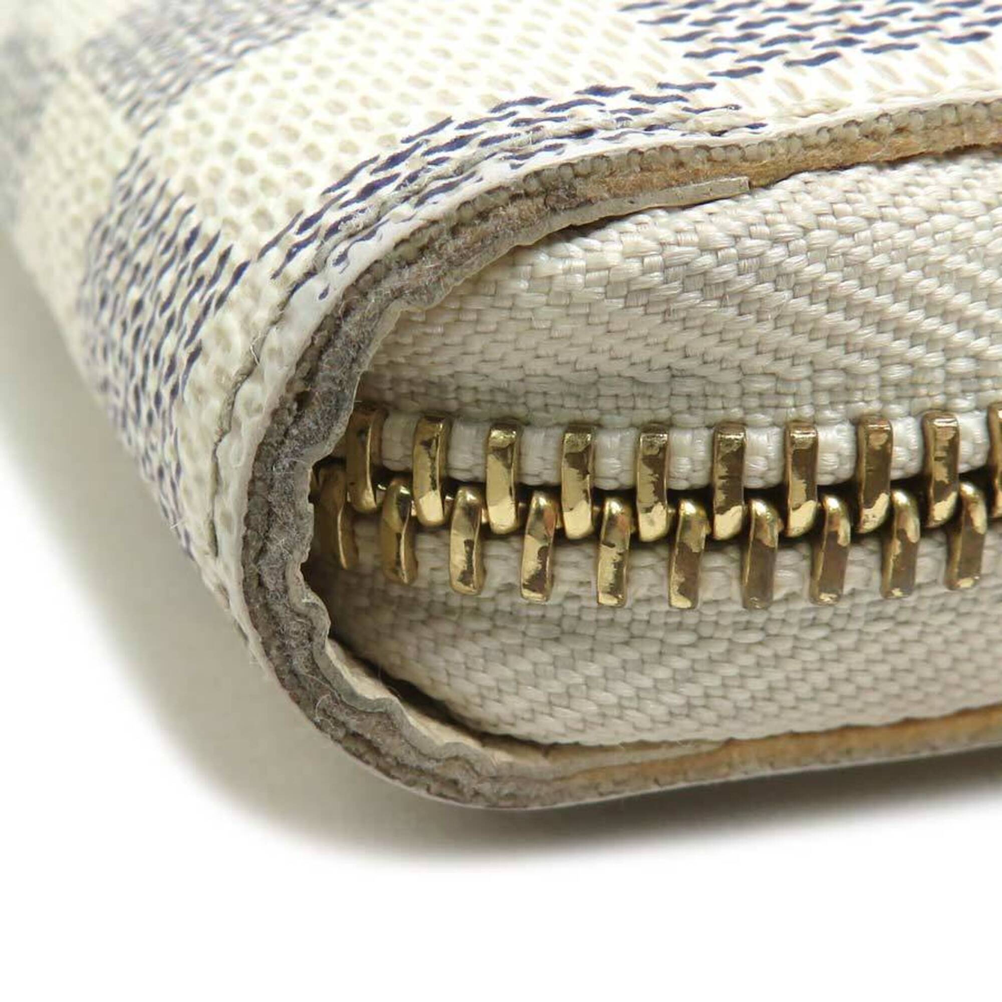 Louis Vuitton Damier Azur Ivory Damier Azur Long Wallet (Bi-Fold) (Pre-Owned)