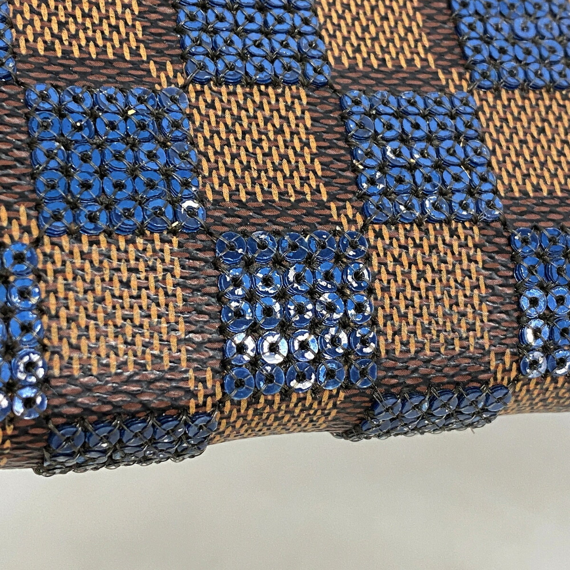 Louis Vuitton Blue Ebene Long Wallet (Bi-Fold) (Pre-Owned)