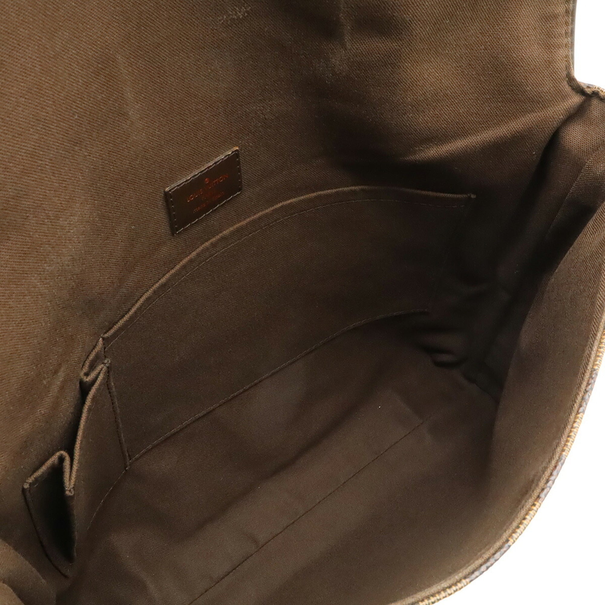 Louis Vuitton Brown Damier Canvas Pvc Handbag Shoulder Bag (Pre-Owned)