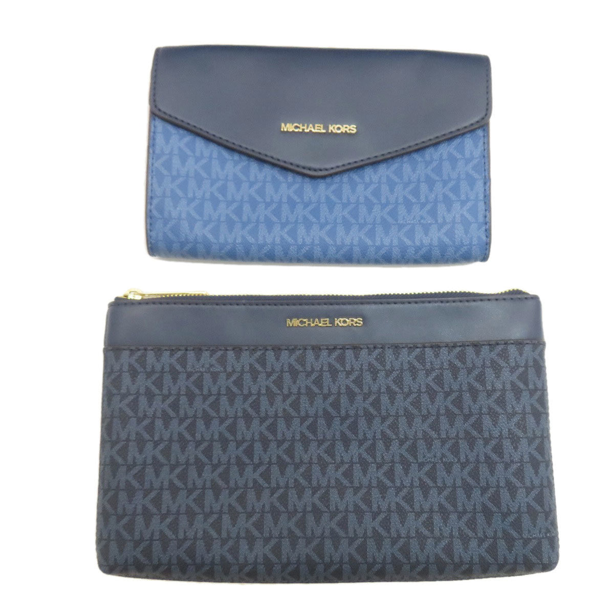 Michael Kors Navy Pvc Tote Bag (Pre-Owned)