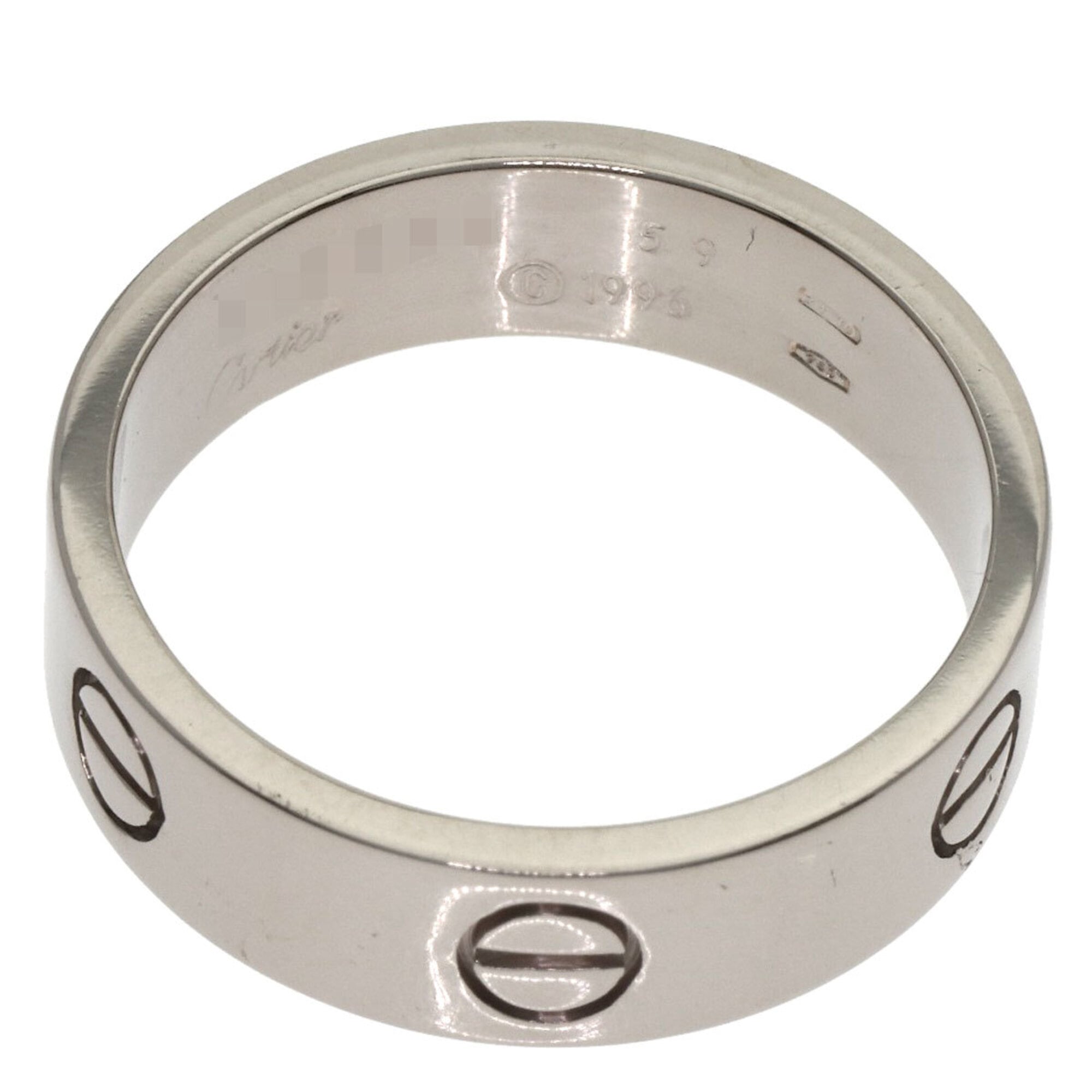 Cartier White Gold White Gold (18K) Band Ring (Pre-Owned)