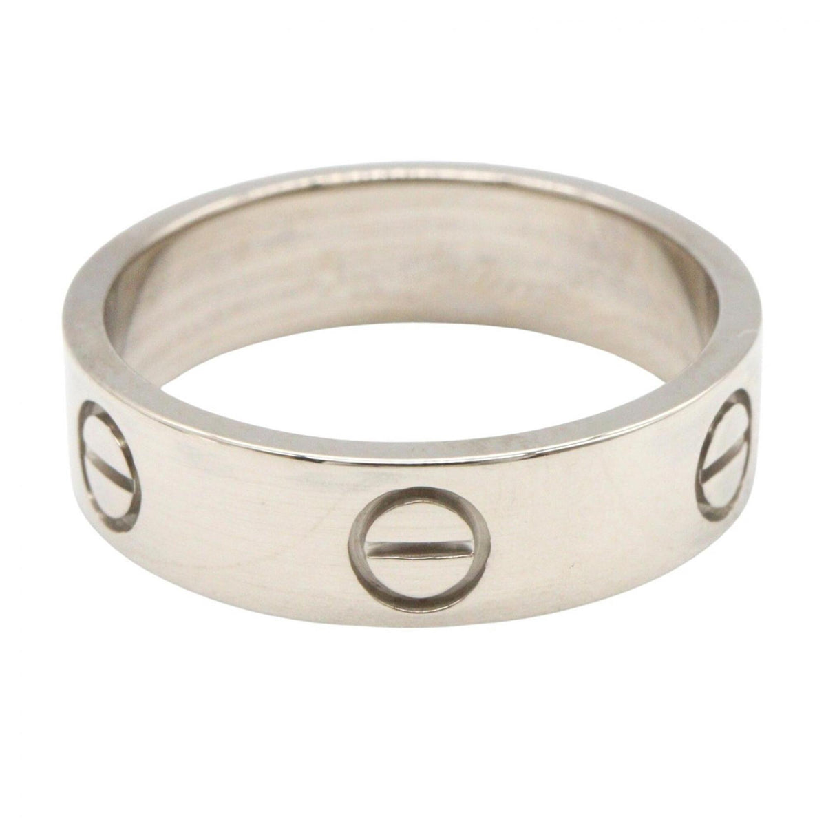 Cartier Silver White Gold (18K) Band Ring (Pre-Owned)