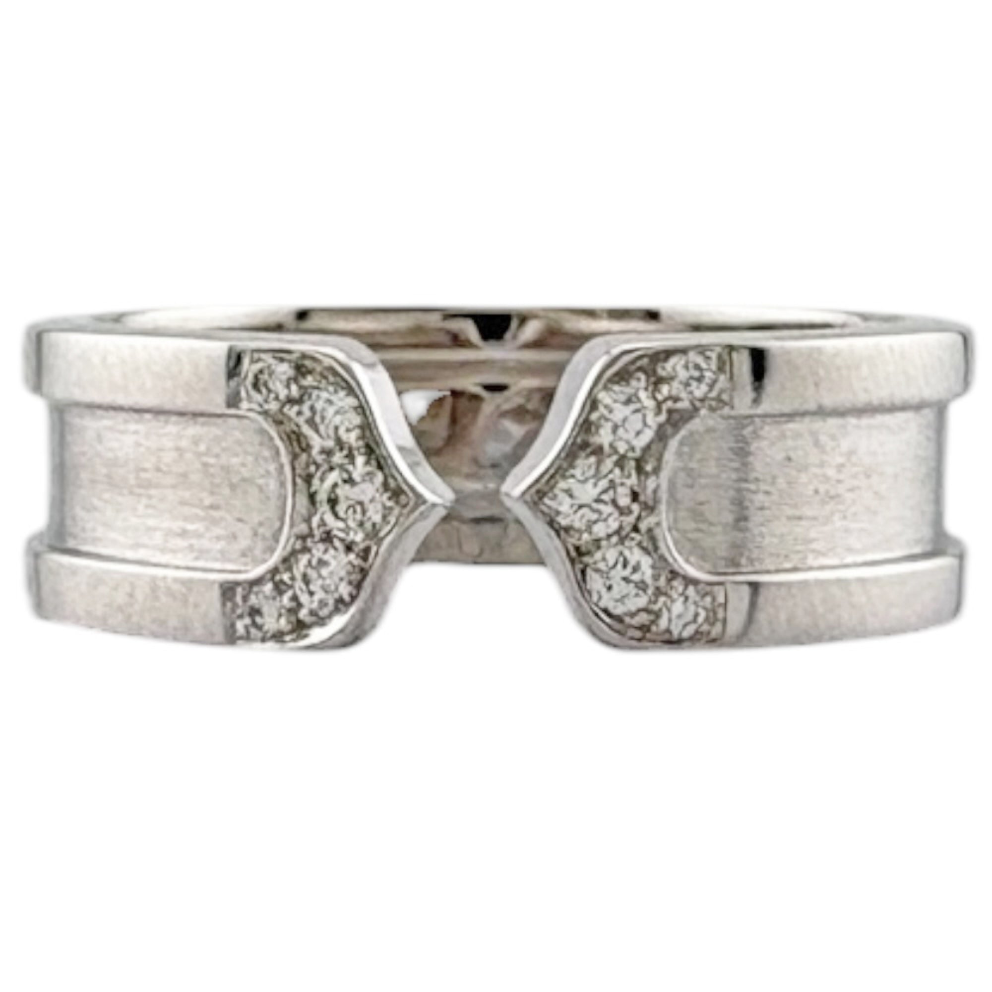 Cartier Silver White Gold (18K) Band Ring (Pre-Owned)