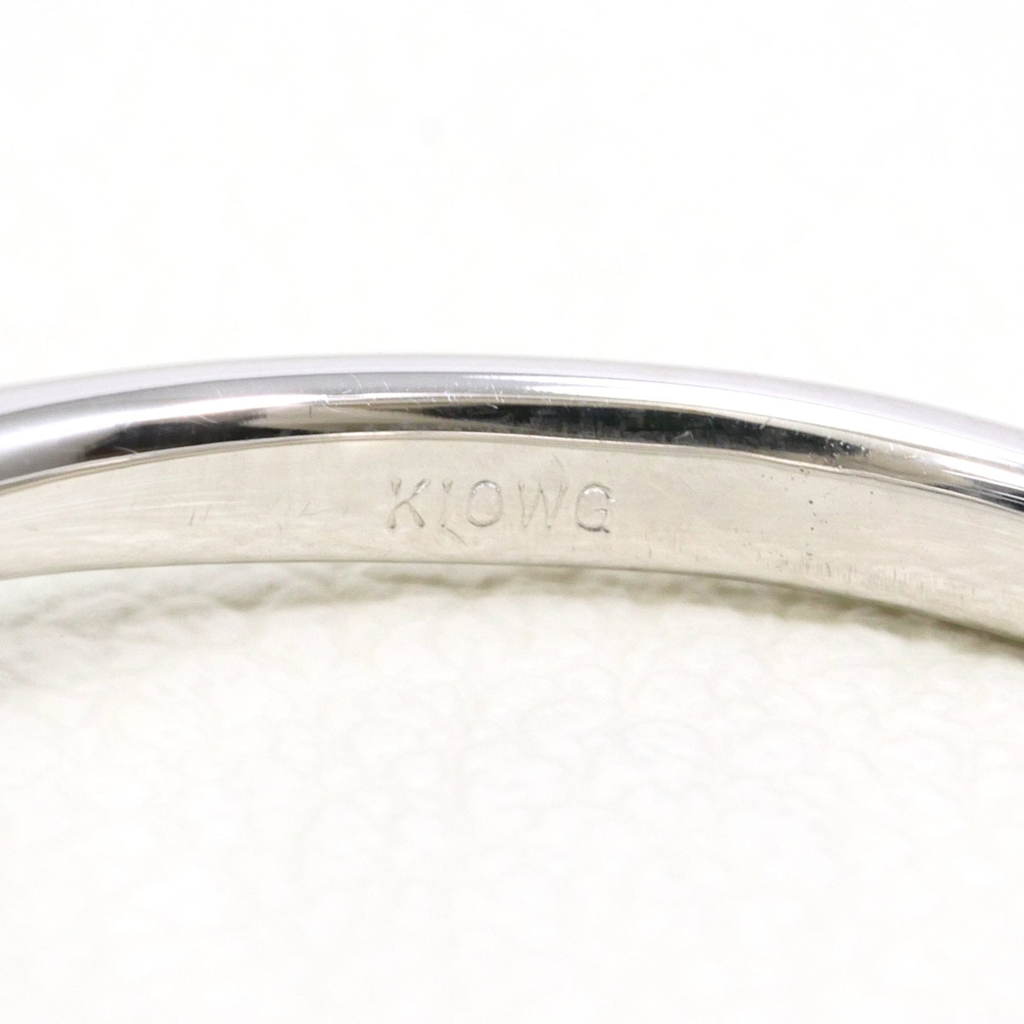 Unbranded White Gold White Gold (10K) Band Ring (Pre-Owned)