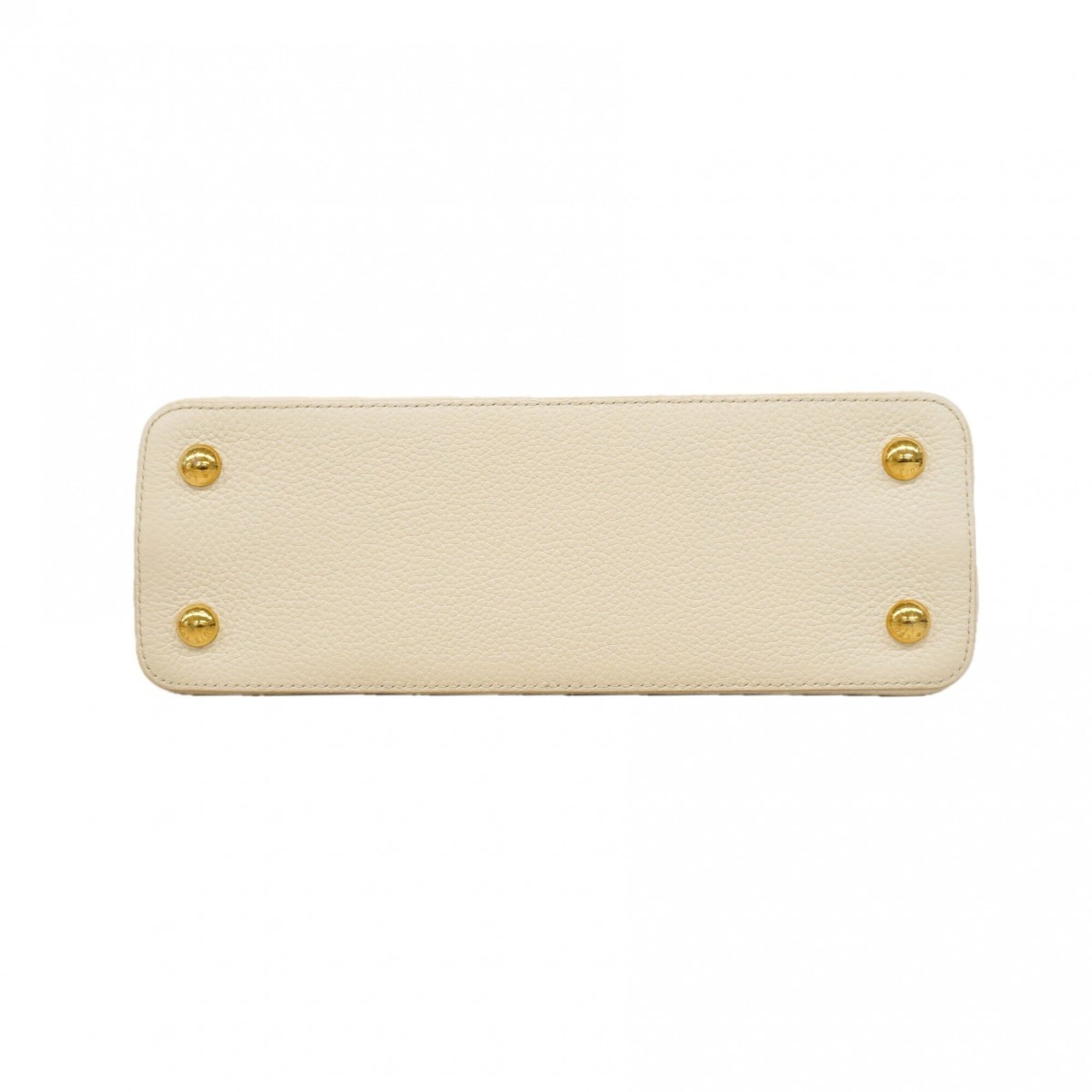 Louis Vuitton Ivory Yellow Handbag (Pre-Owned)