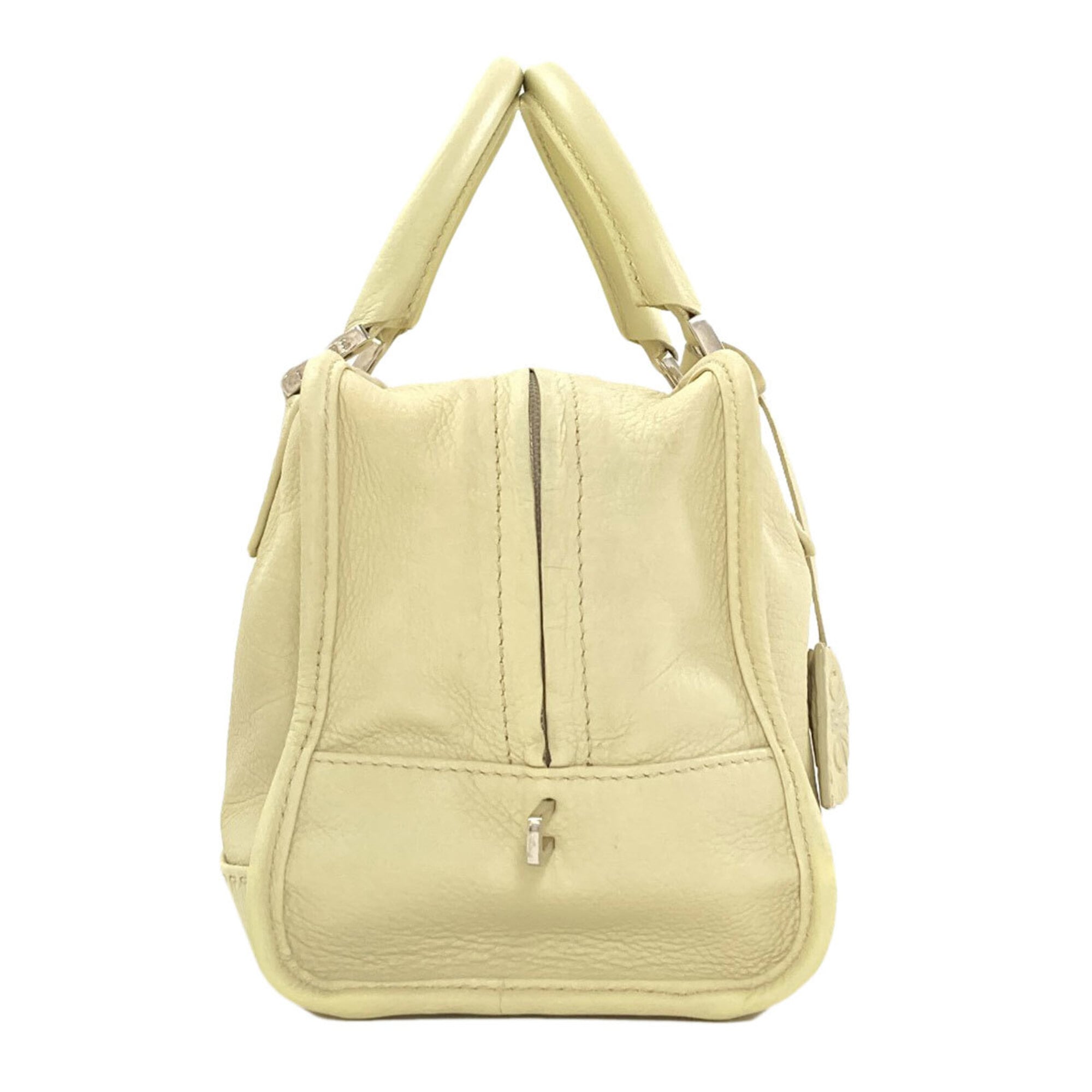 Loewe Yellow Leather Handbag (Pre-Owned)