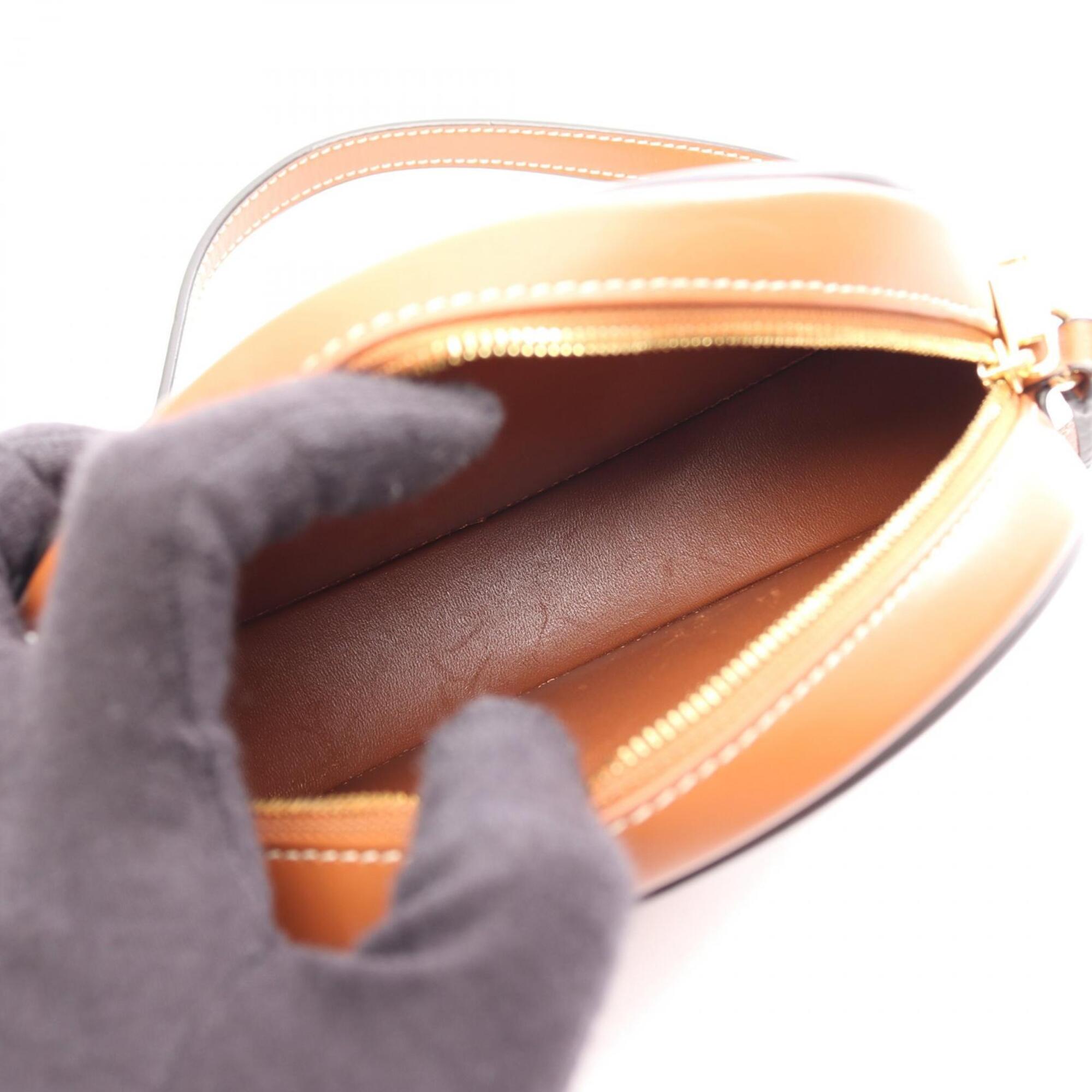 Celine Brown Leather Shoulder Bag (Pre-Owned)