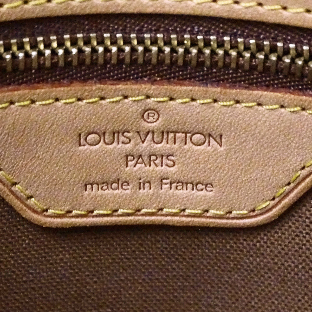 Louis Vuitton Brown Monogram Canvas Tote Bag (Pre-Owned)