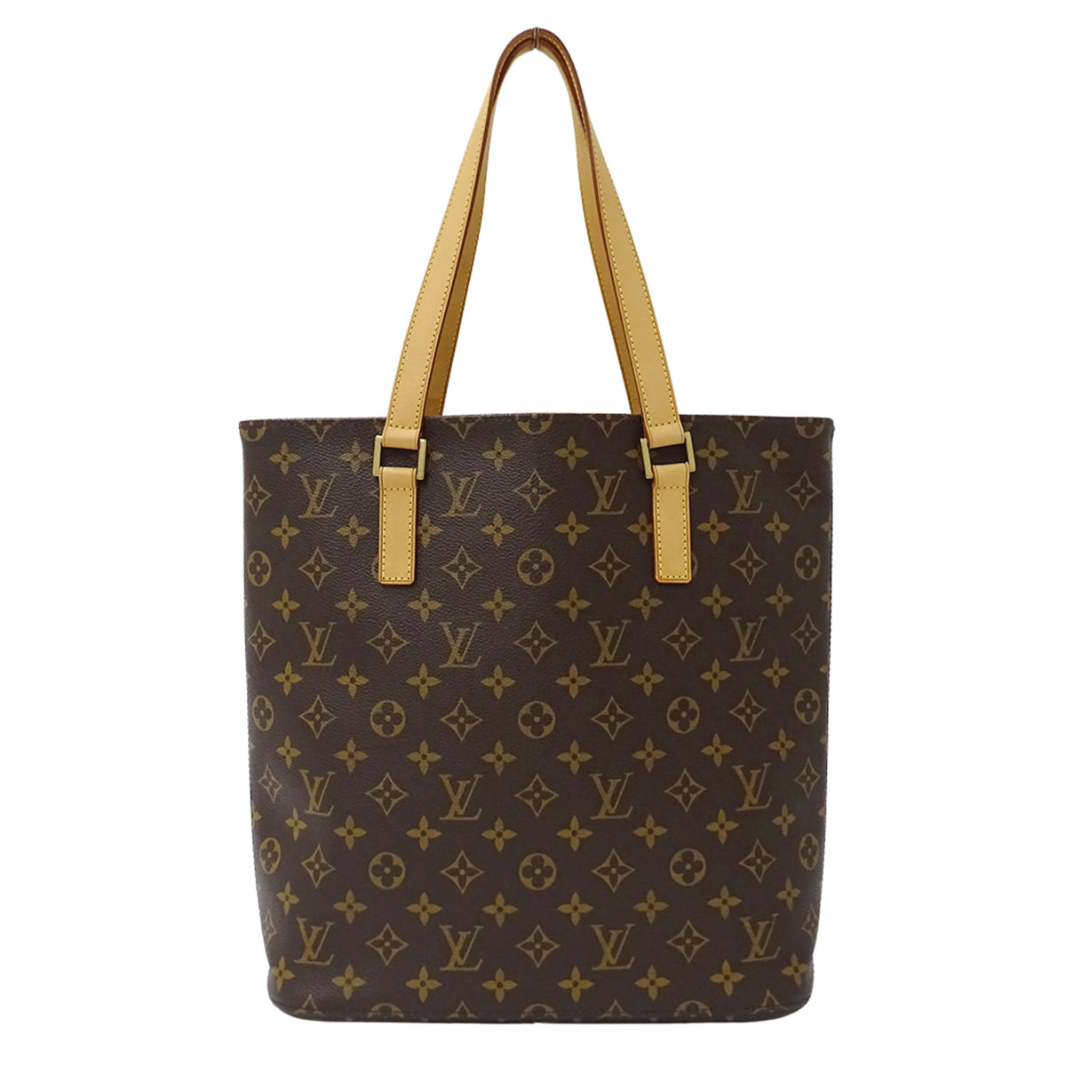 Louis Vuitton Brown Monogram Canvas Handbag Tote Bag (Pre-Owned)