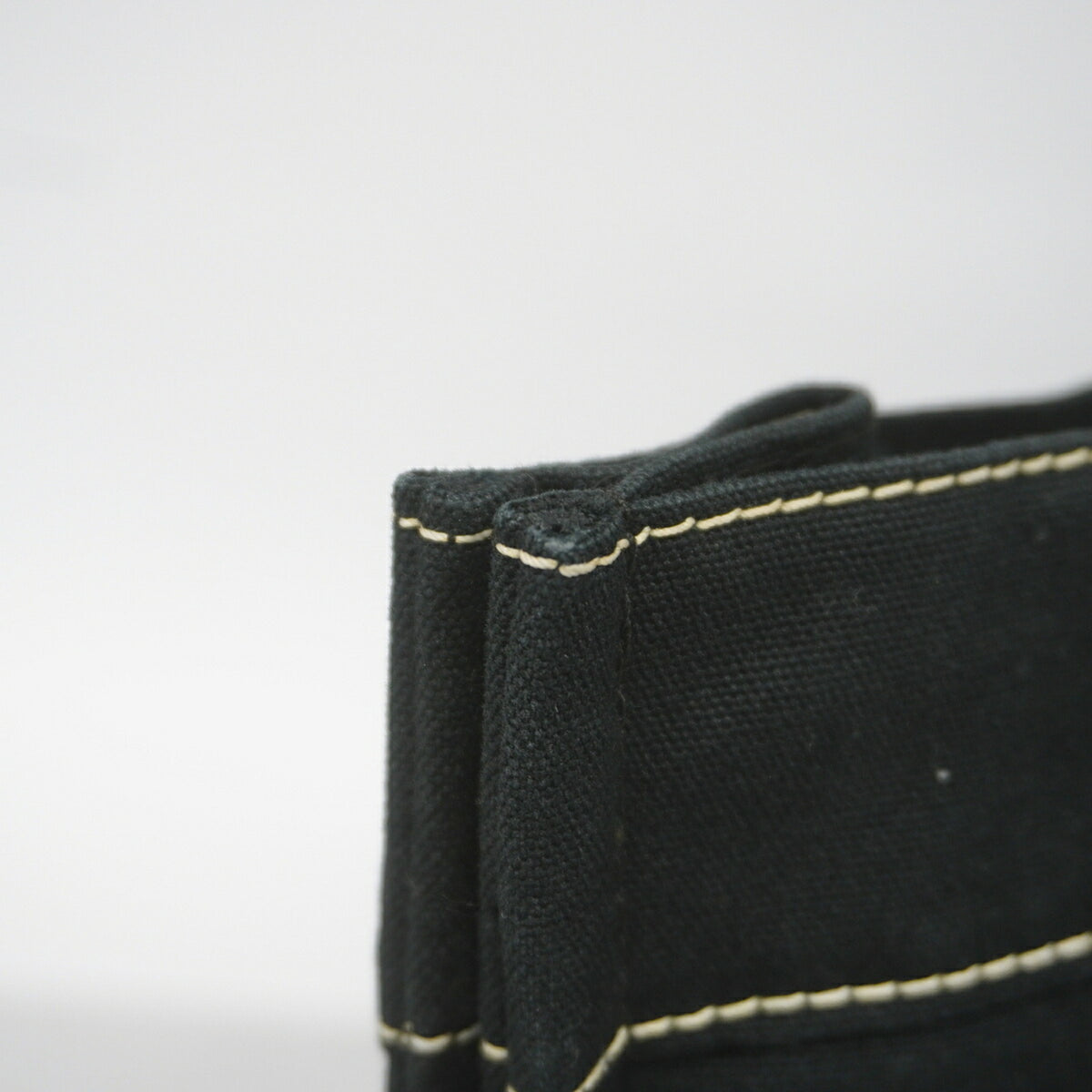 Hermes Black Canvas Tote Bag (Pre-Owned)