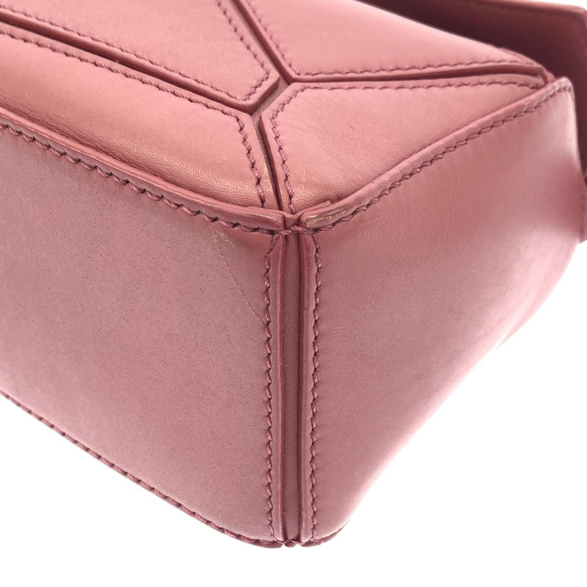 Loewe Pink Leather Handbag (Pre-Owned)