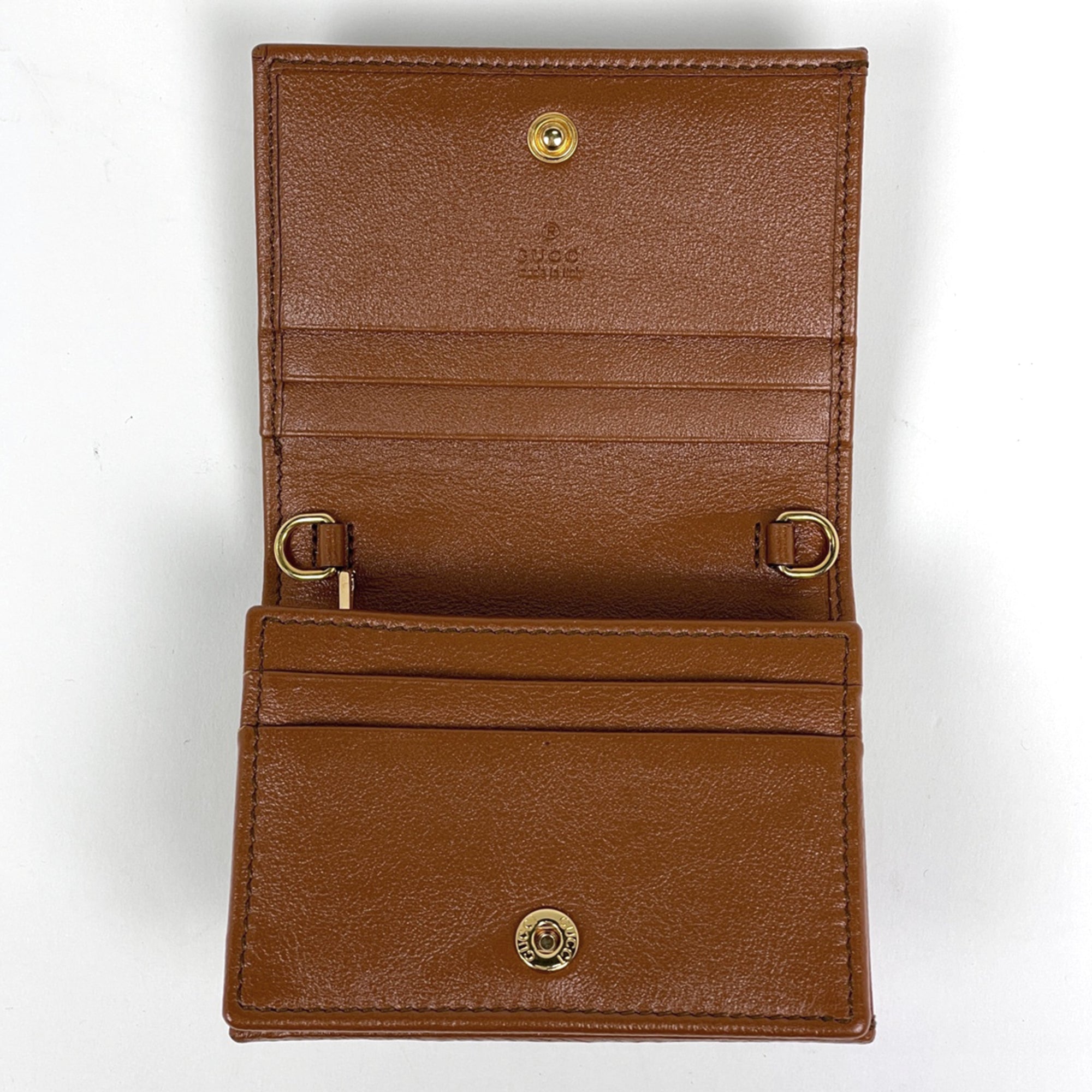 Gucci Beige Rhinestone Chain/Shoulder Wallet (Pre-Owned)